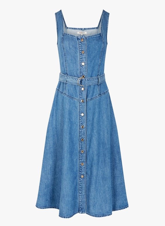 morgan denim dress Morgan Denim dress - jean brut/blue denim