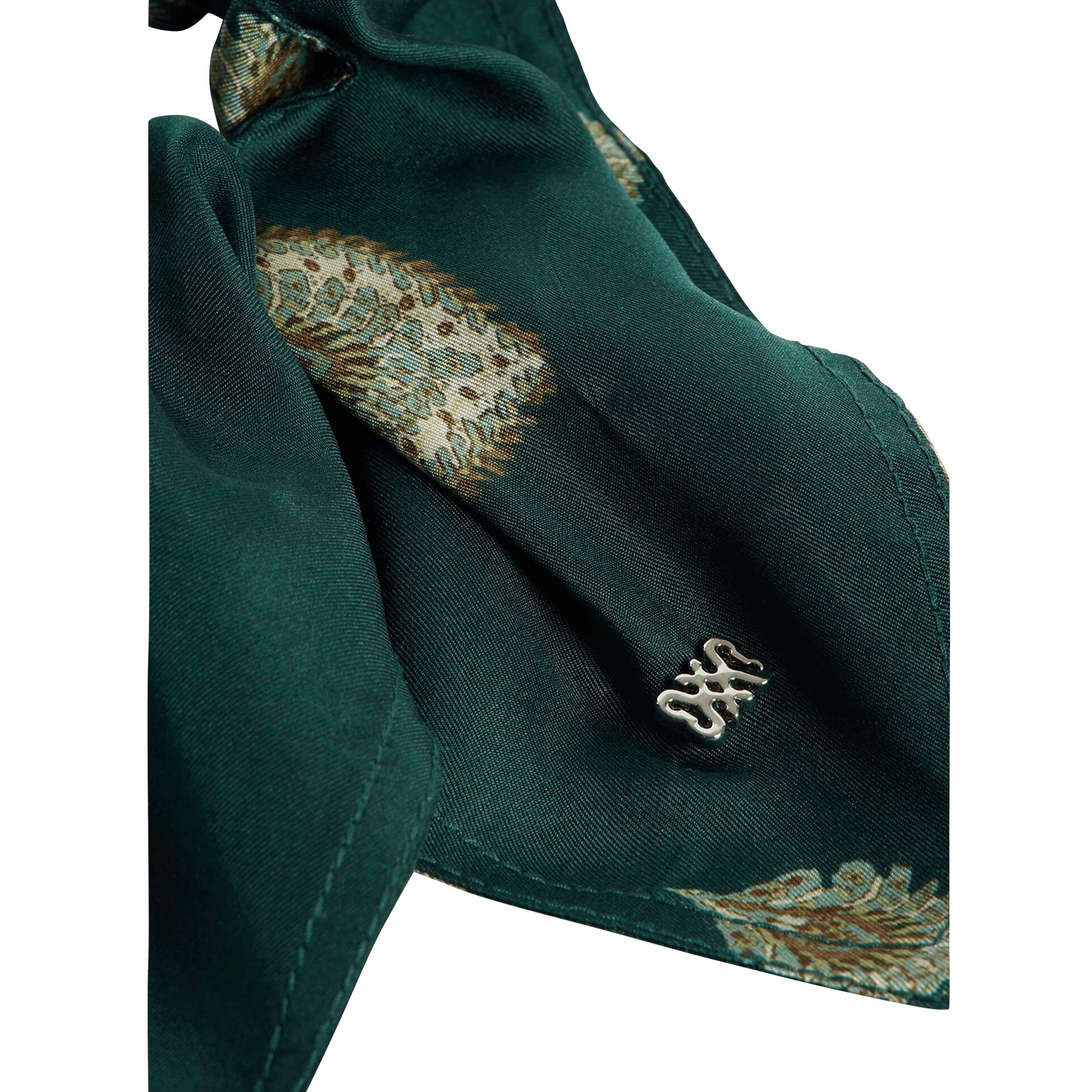 Chouchou à motifs SANDRO Vert