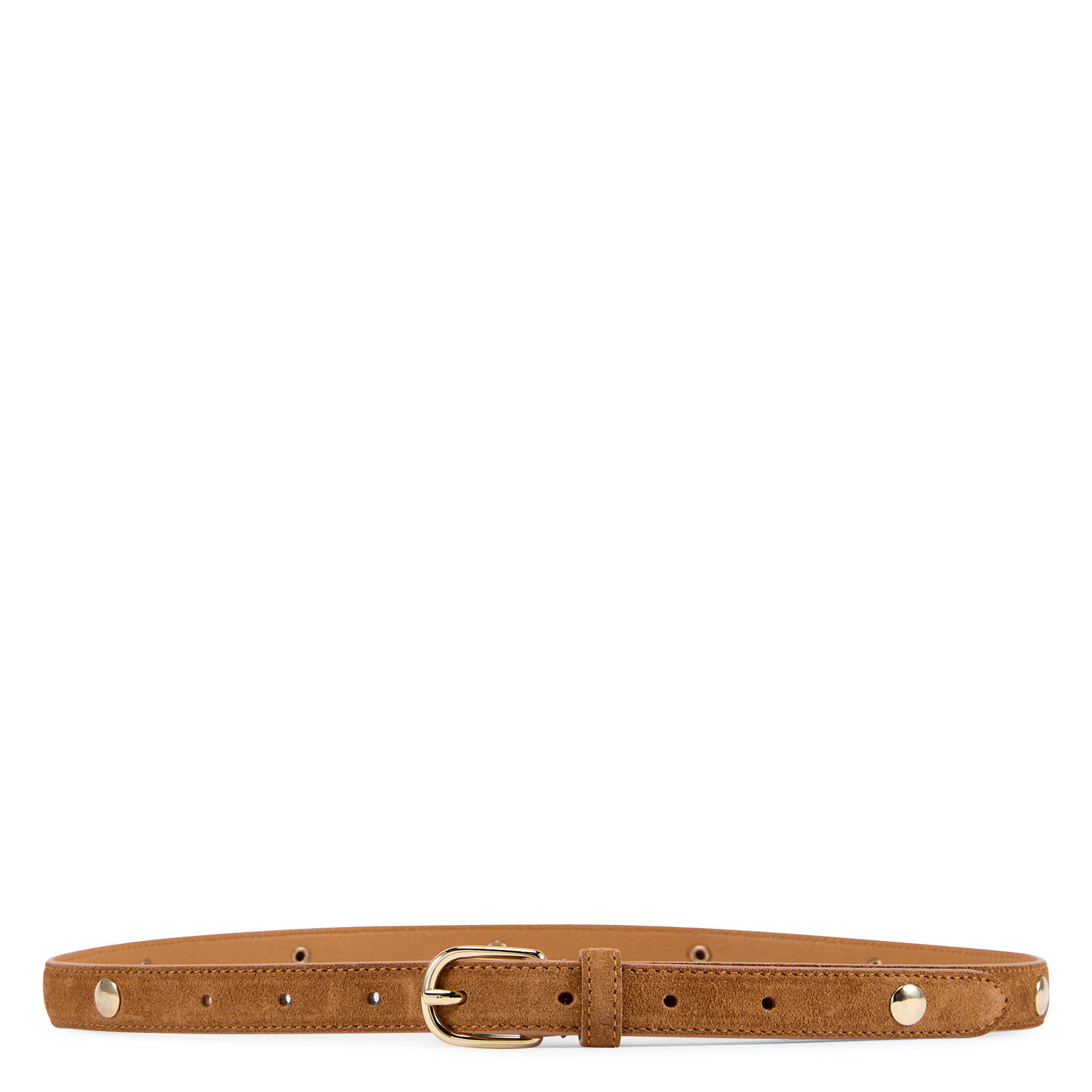 Ceinture en cuir velours SAISON 1865 Marron