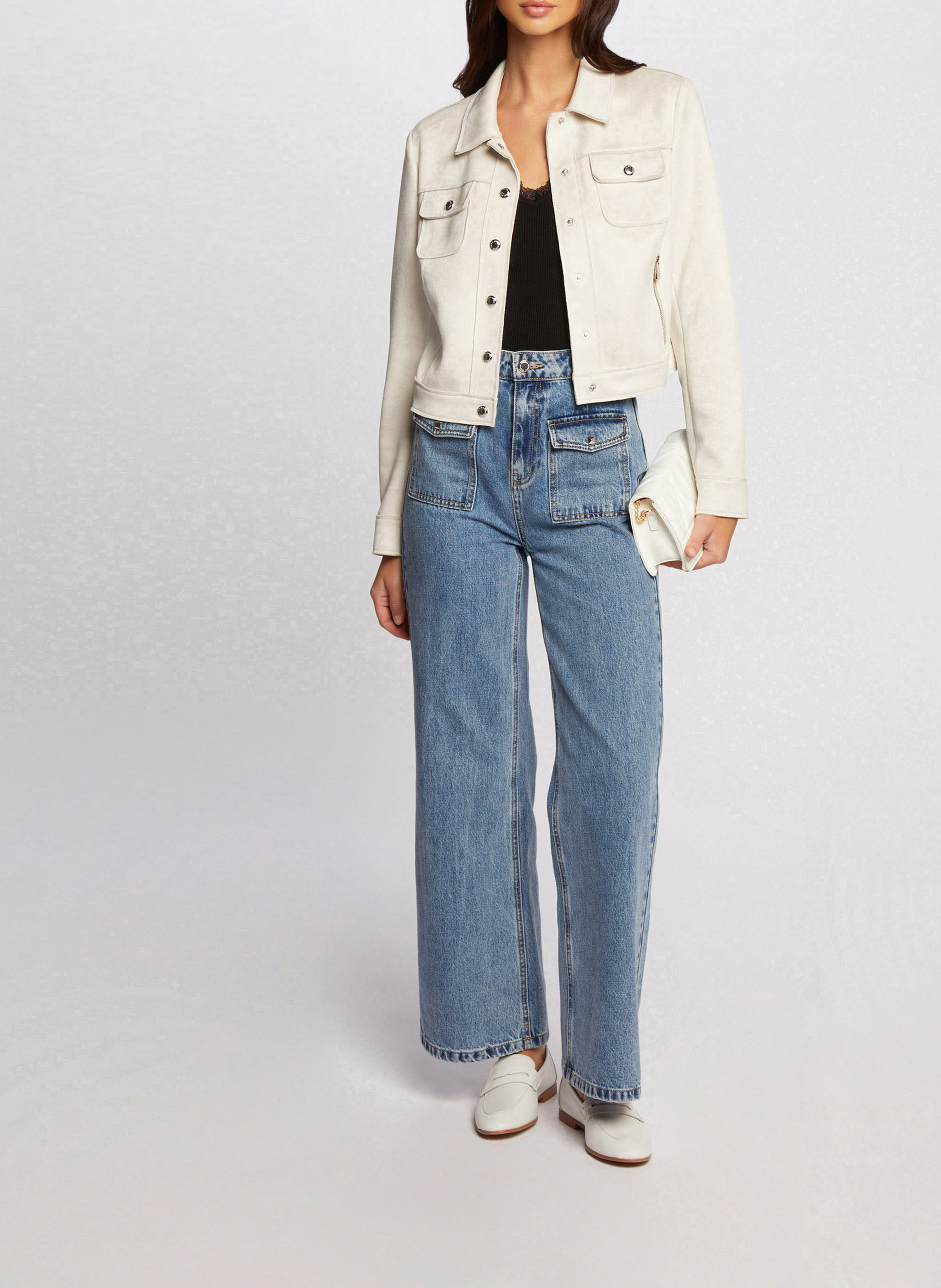Short velvet jacket MORGAN Beige