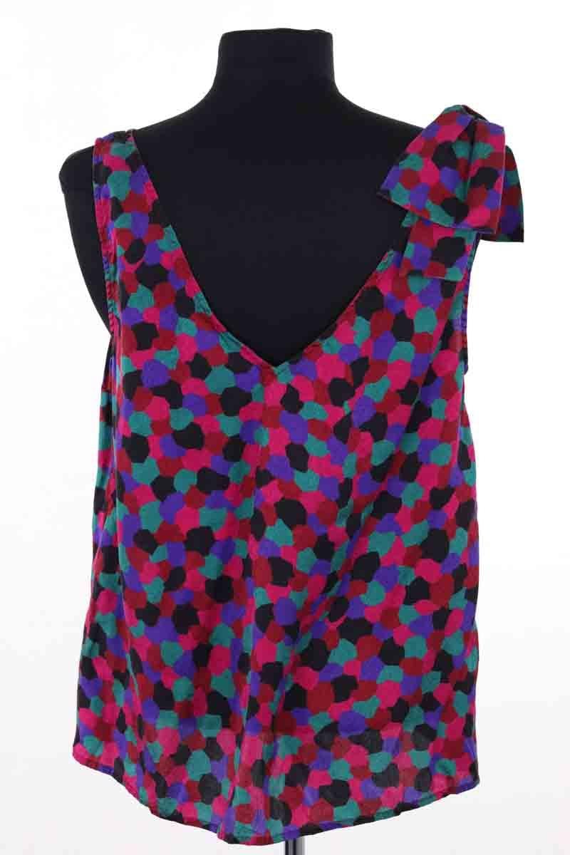 Azawood sleeveless top SEZANE - Seconde main Multicolored