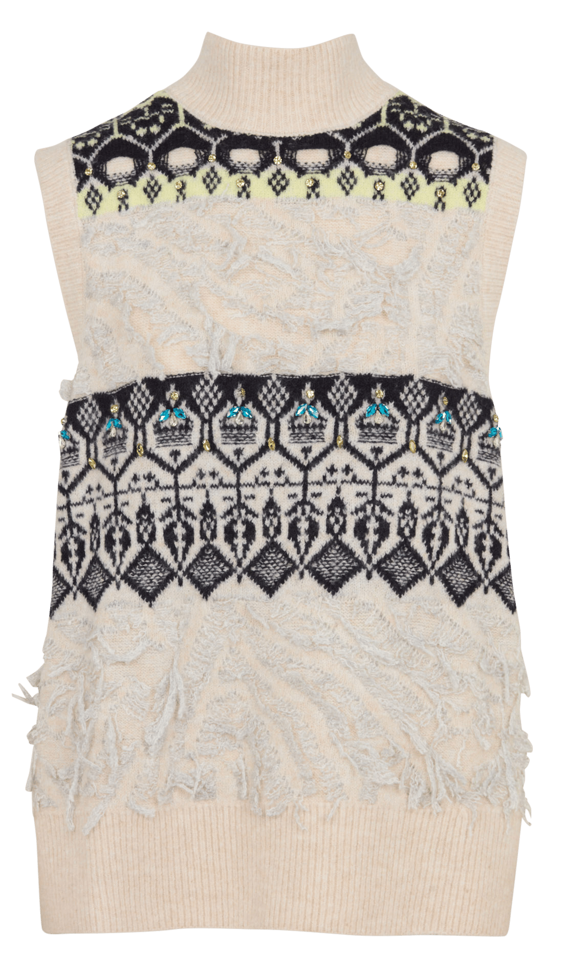 Gilet sans manches col montant droit  LIU JO Multicolore