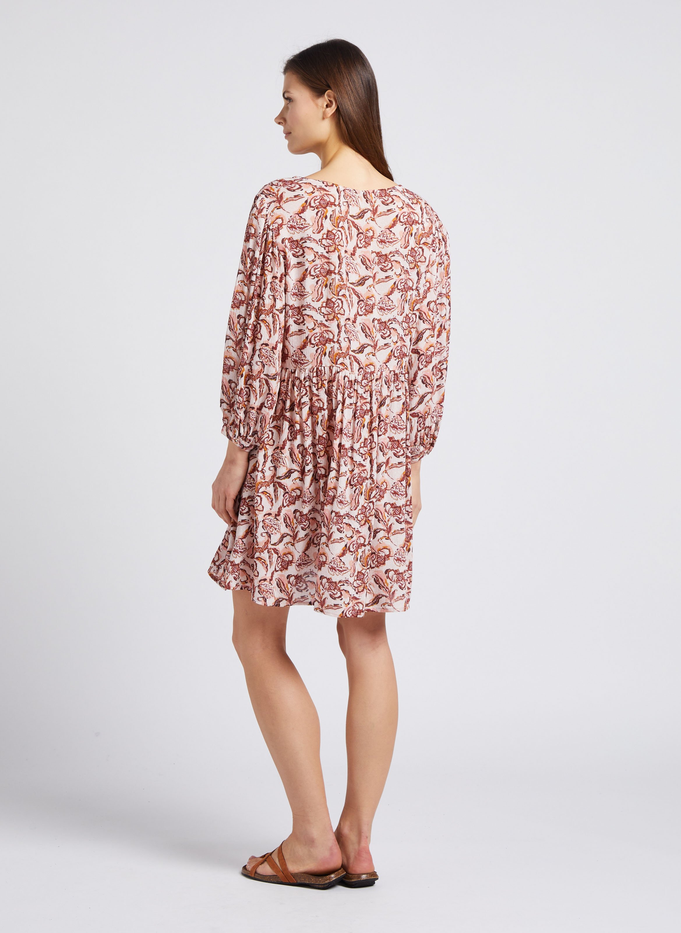 Short printed V-neck dress LA PETITE ETOILE Multicolored