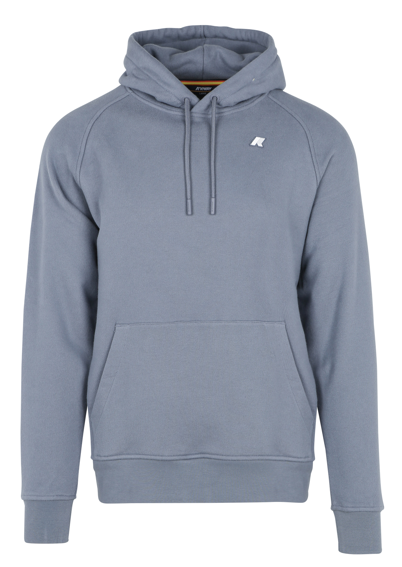 Sweat à capuche en coton mélangé K-WAY Bleu