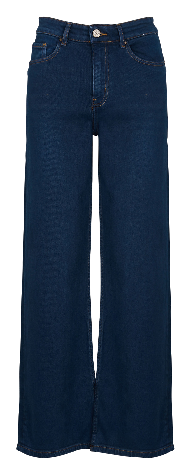 High-rise cotton-blend bootcut jeans SUD EXPRESS Blue