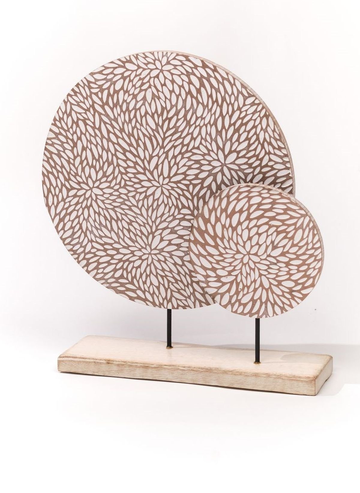 Wooden decorative object to place FACTORY Beige