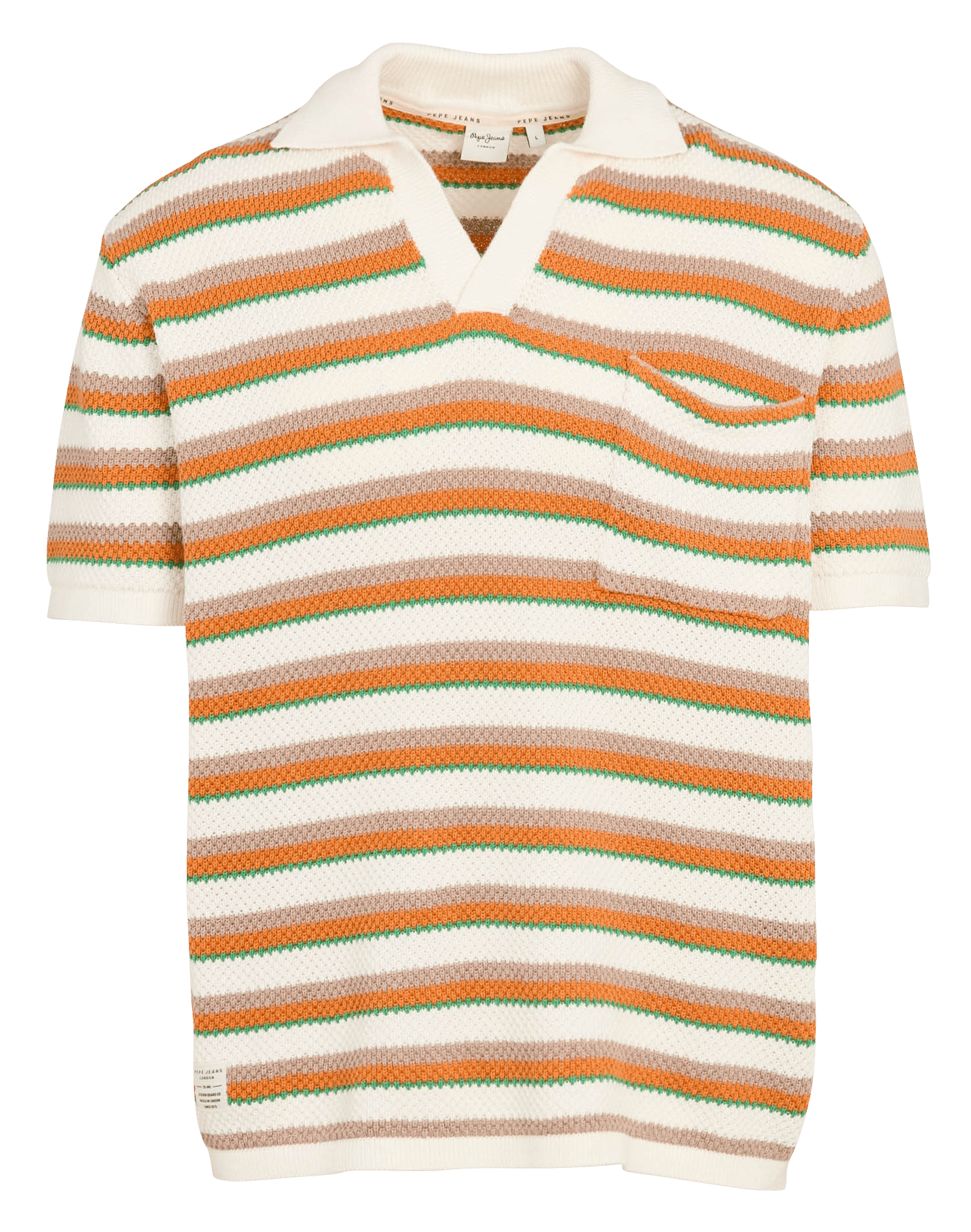 Pull col polo  PEPE JEANS Blanc