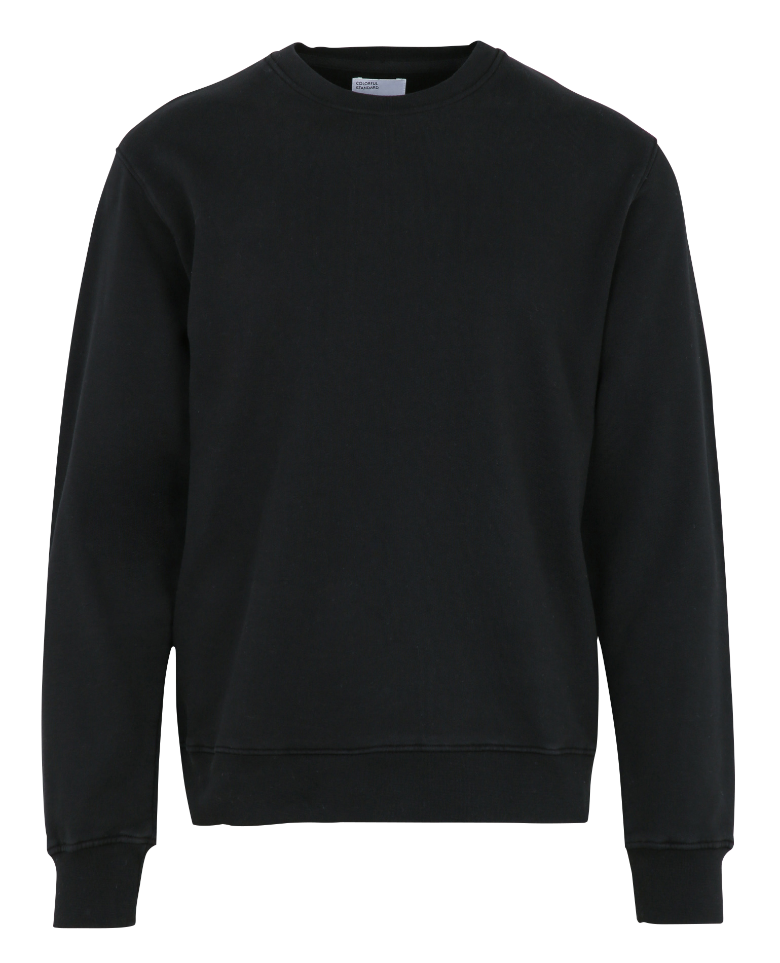 Rundhals-Sweatshirt aus Bio-Baumwolle, Regular Fit COLORFUL STANDARD Schwarz
