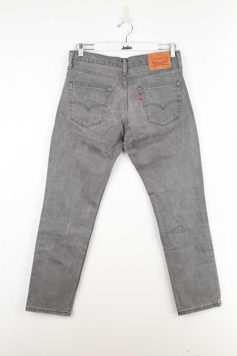 Cotton skinny jeans LEVI'S - Seconde main Grey