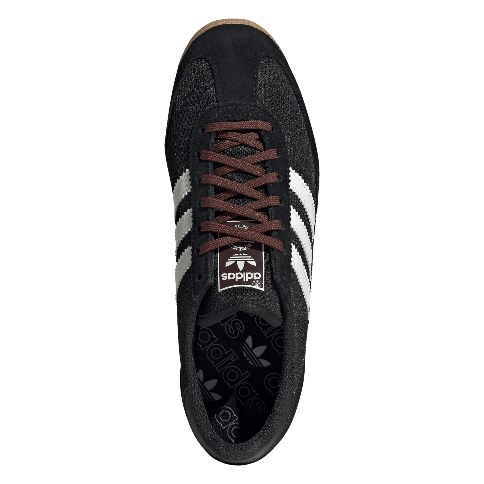 Flache Sneaker zum Schnüren ADIDAS Schwarz