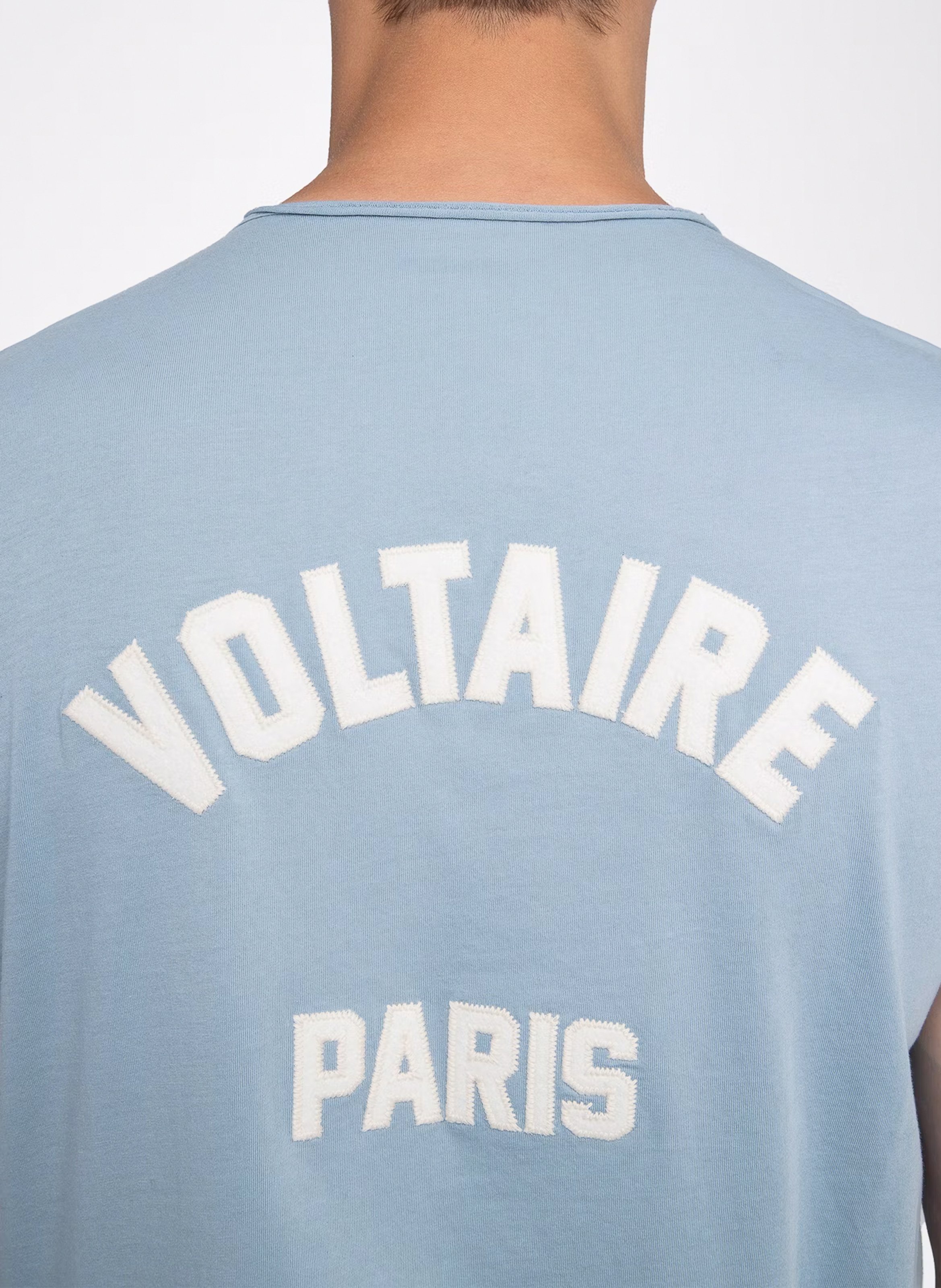 Tee-shirt droit en coton ZADIG&amp;VOLTAIRE Bleu