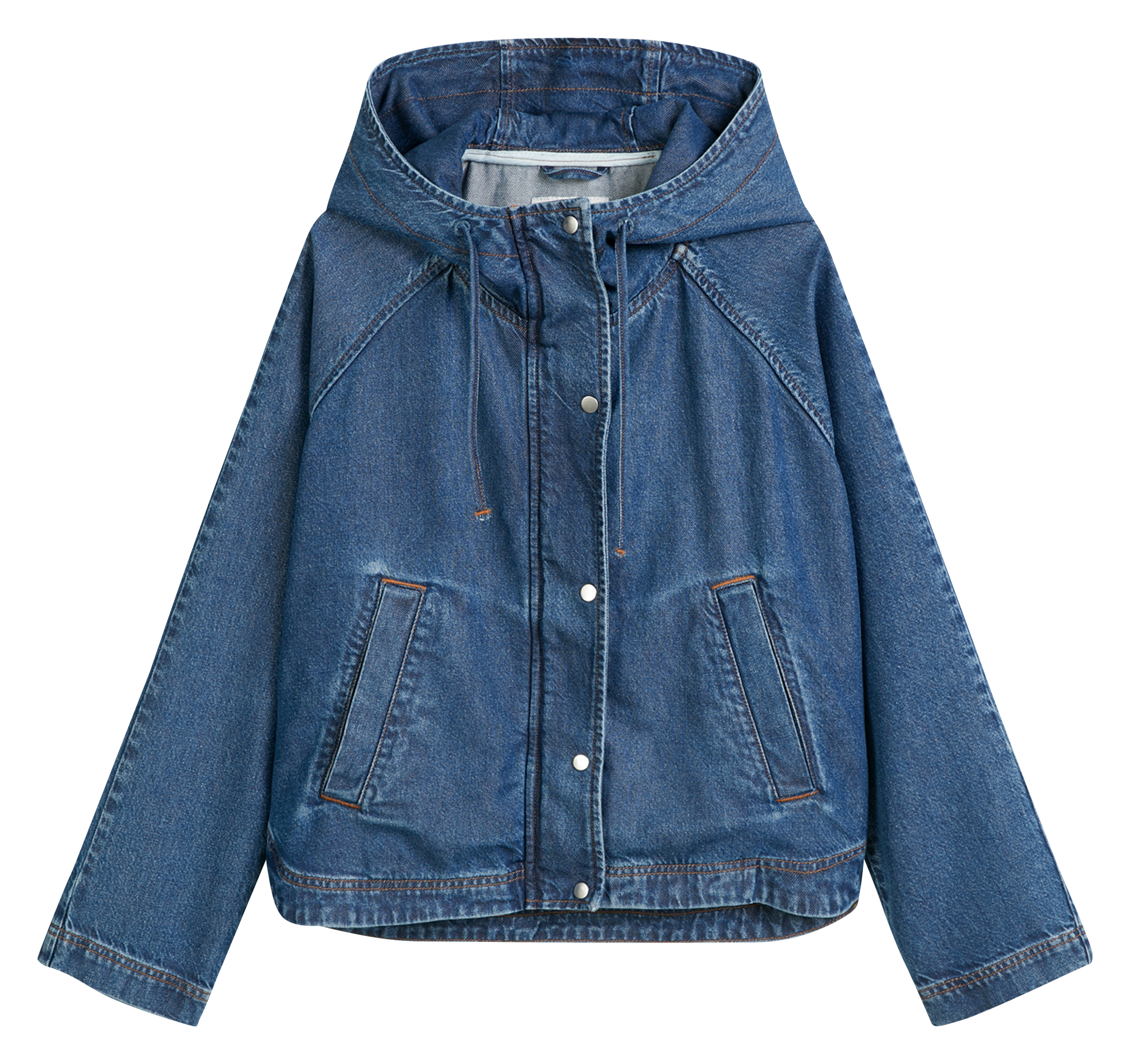 Veste col montant en denim MARC O&#039;POLO Bleu