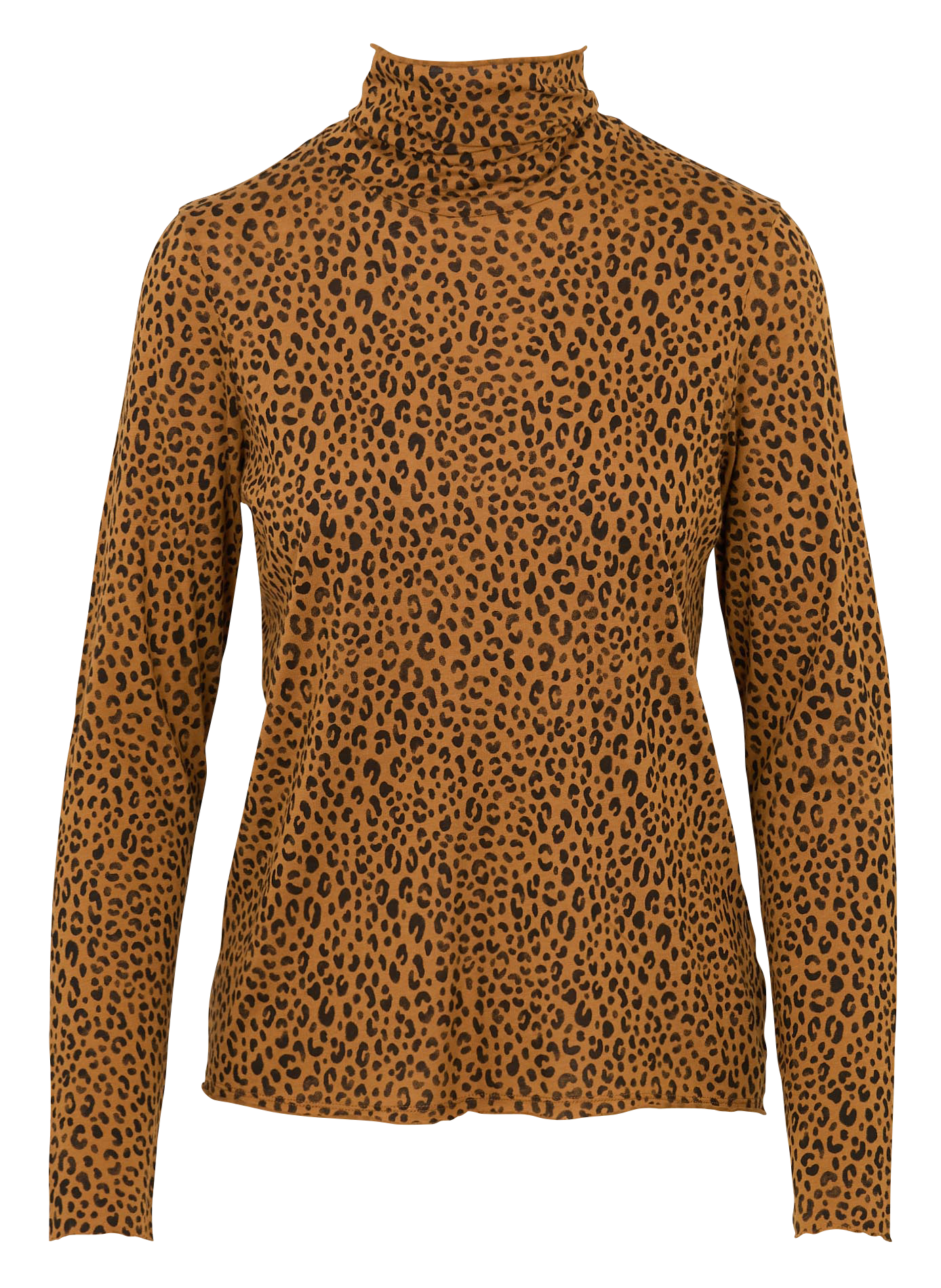 Long-sleeve turtleneck leopard print t-shirt HARTFORD Multicolored