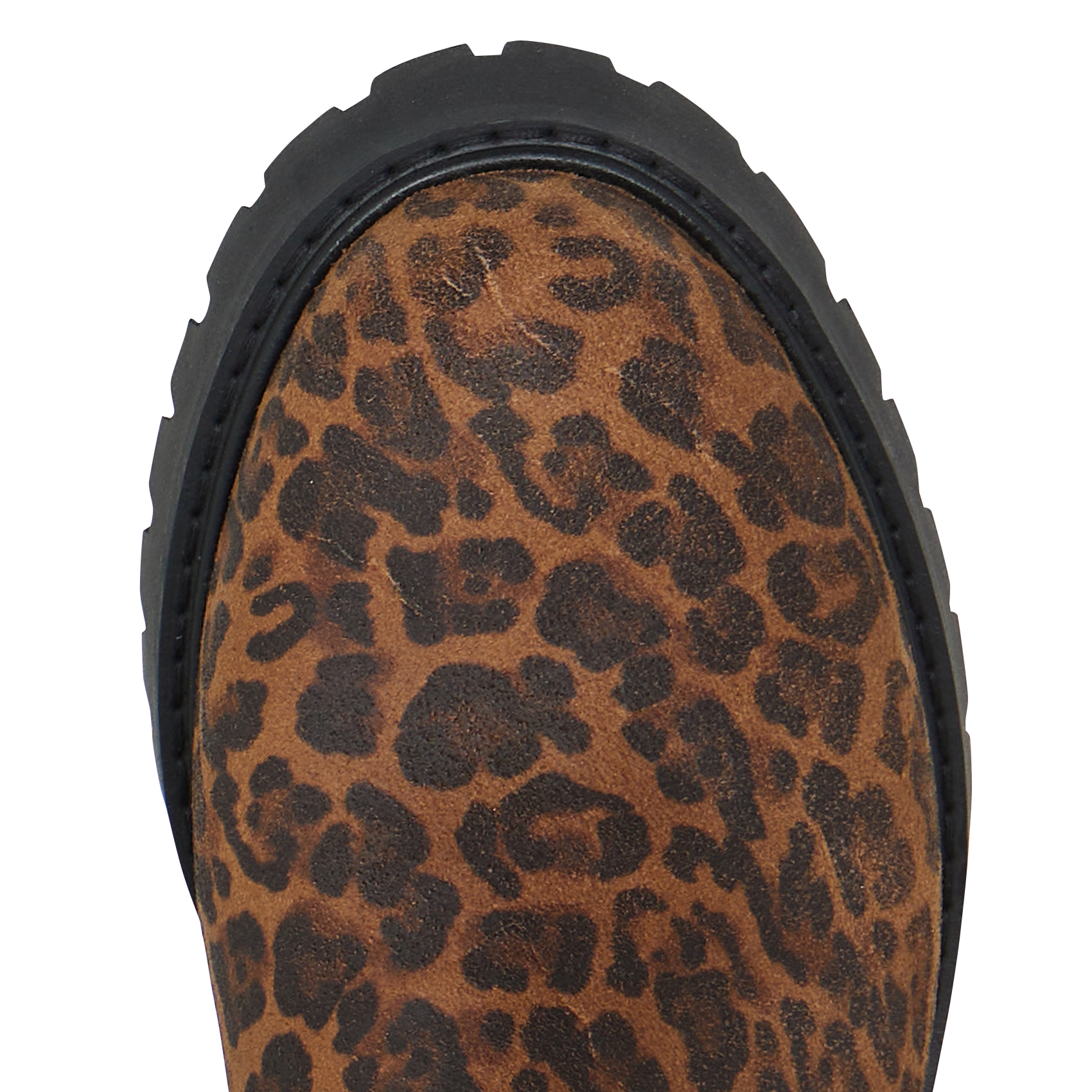 Effen leren enkellaarzen met textuur MAISON TOUFET Veelkleurig