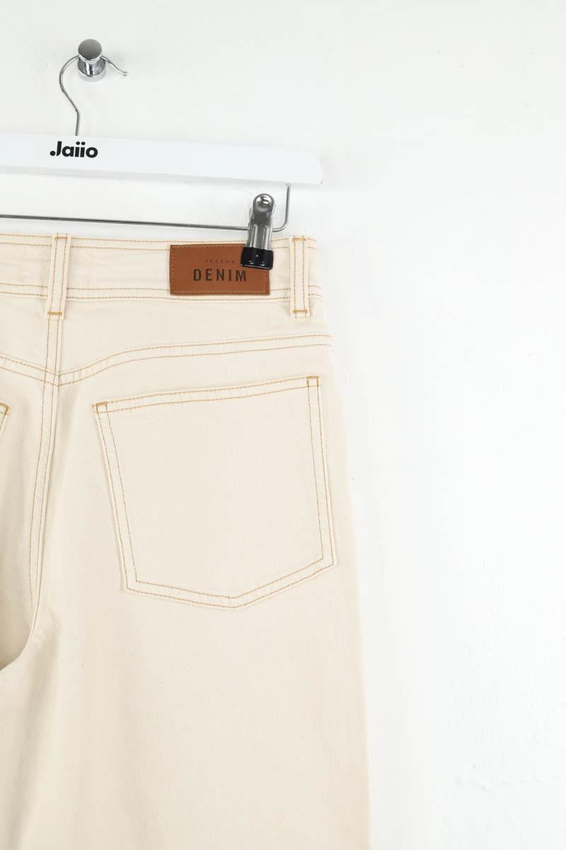 Wide-leg cotton jeans SEZANE - Seconde main Beige