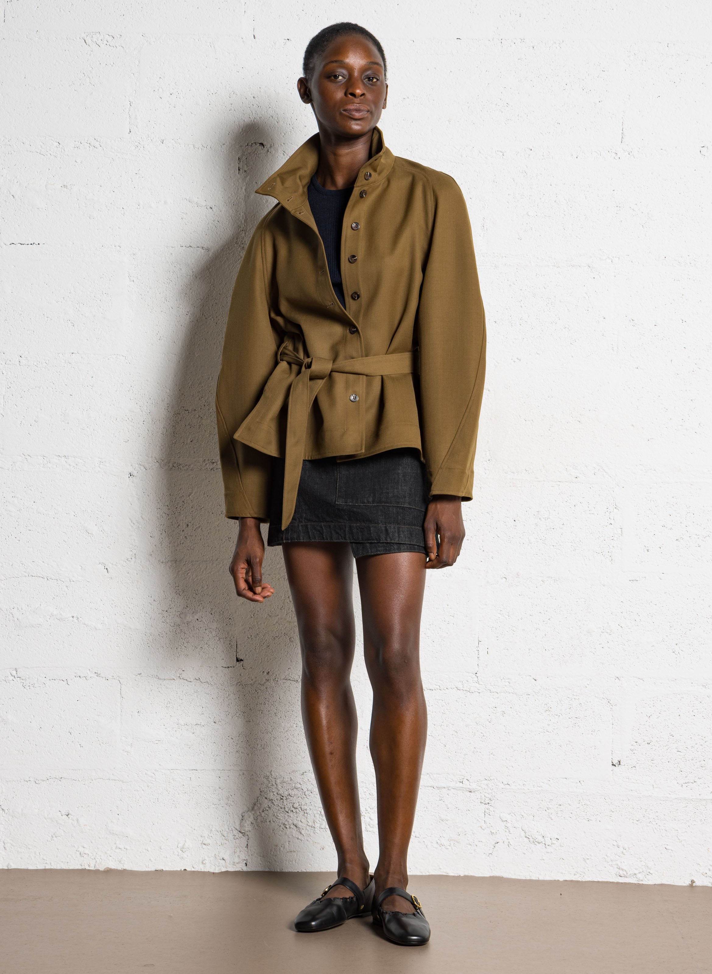 Suede ballet pumps SOCQUE PARIS Black