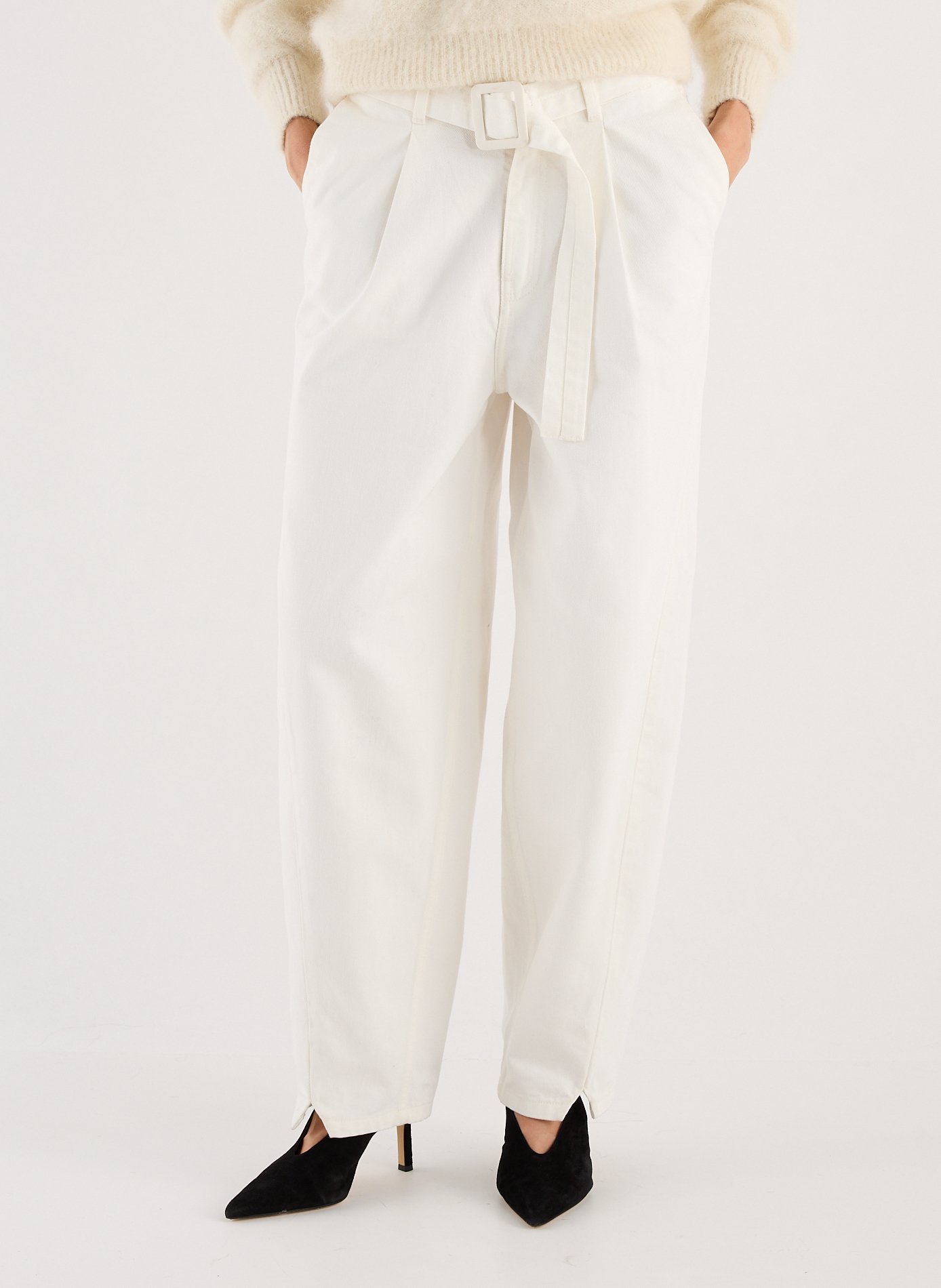 Jean droit en coton SAISON 1865 Blanc