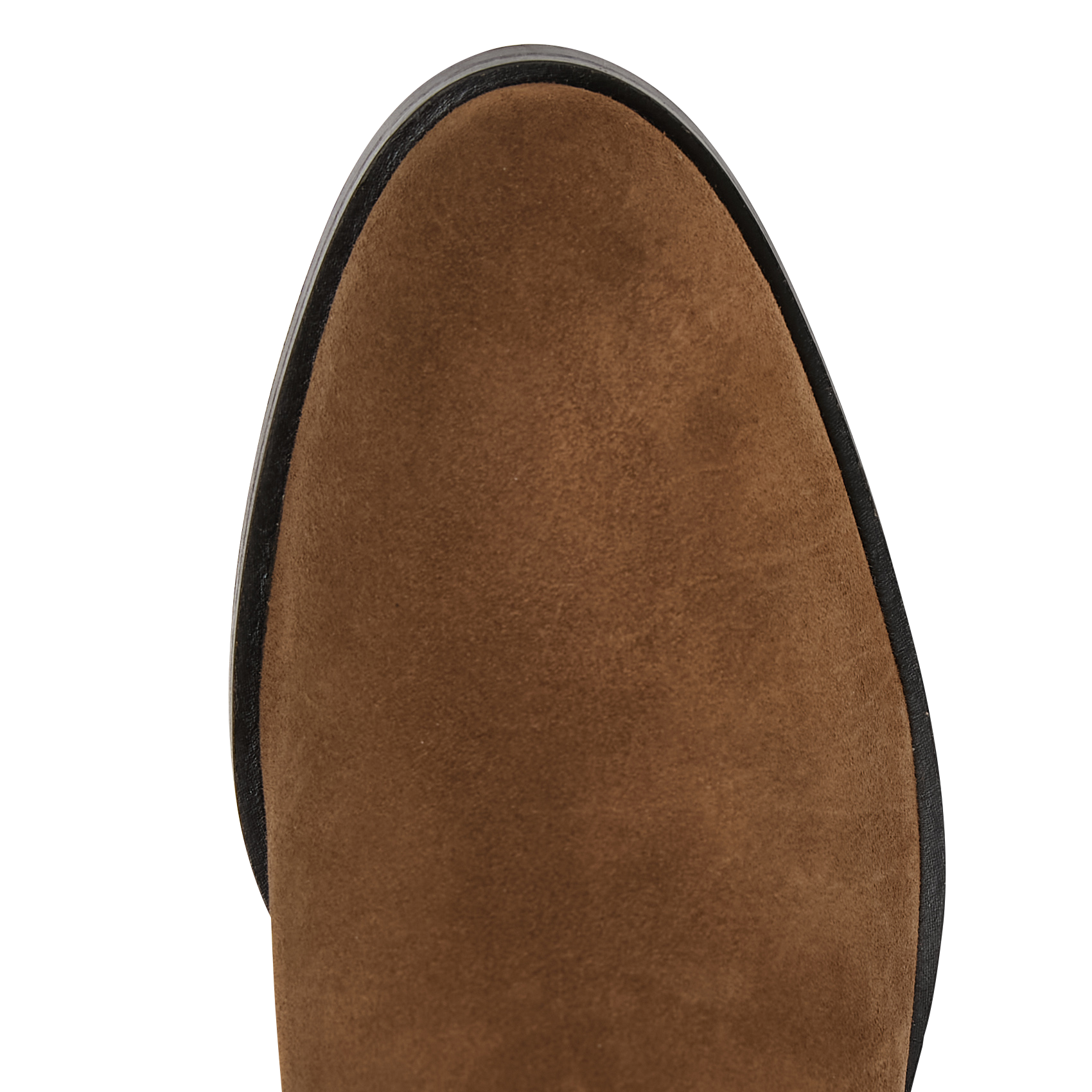 Bottines en cuir velours RIVECOUR Marron