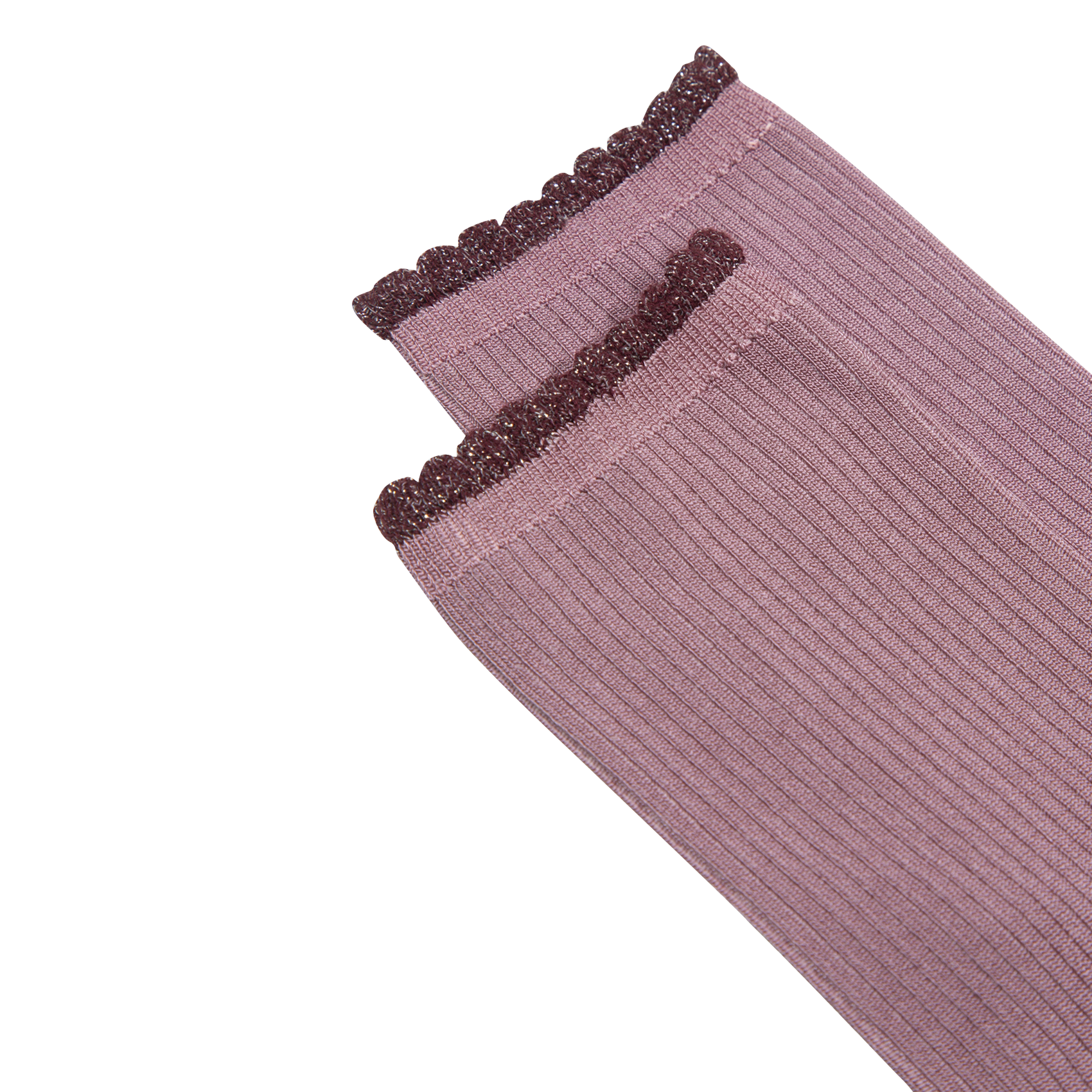 Chaussettes en maille ANT45 Rose