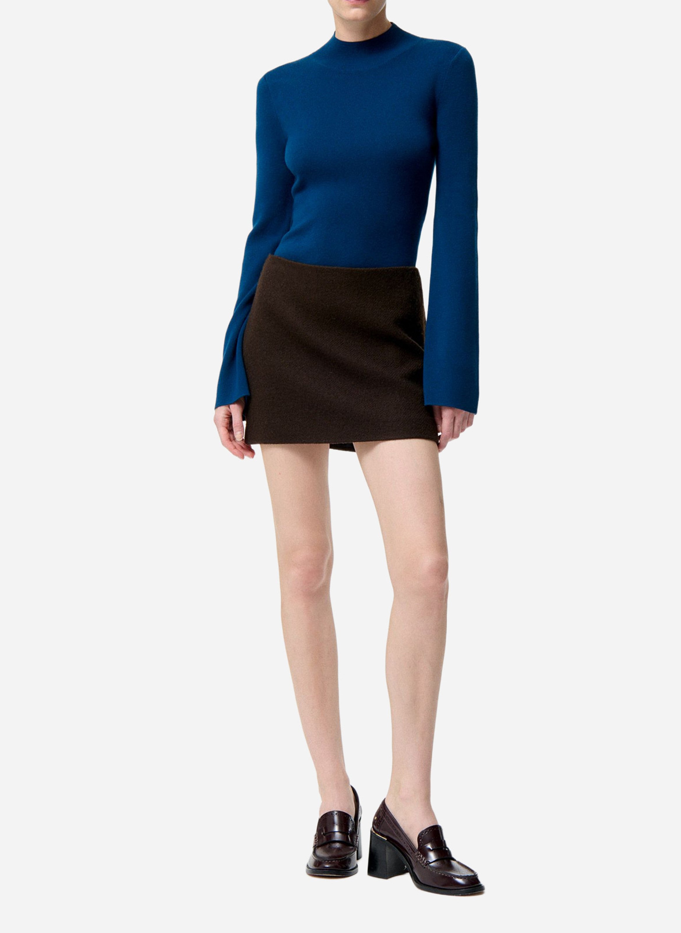 Jupe courte VANESSA BRUNO Marron