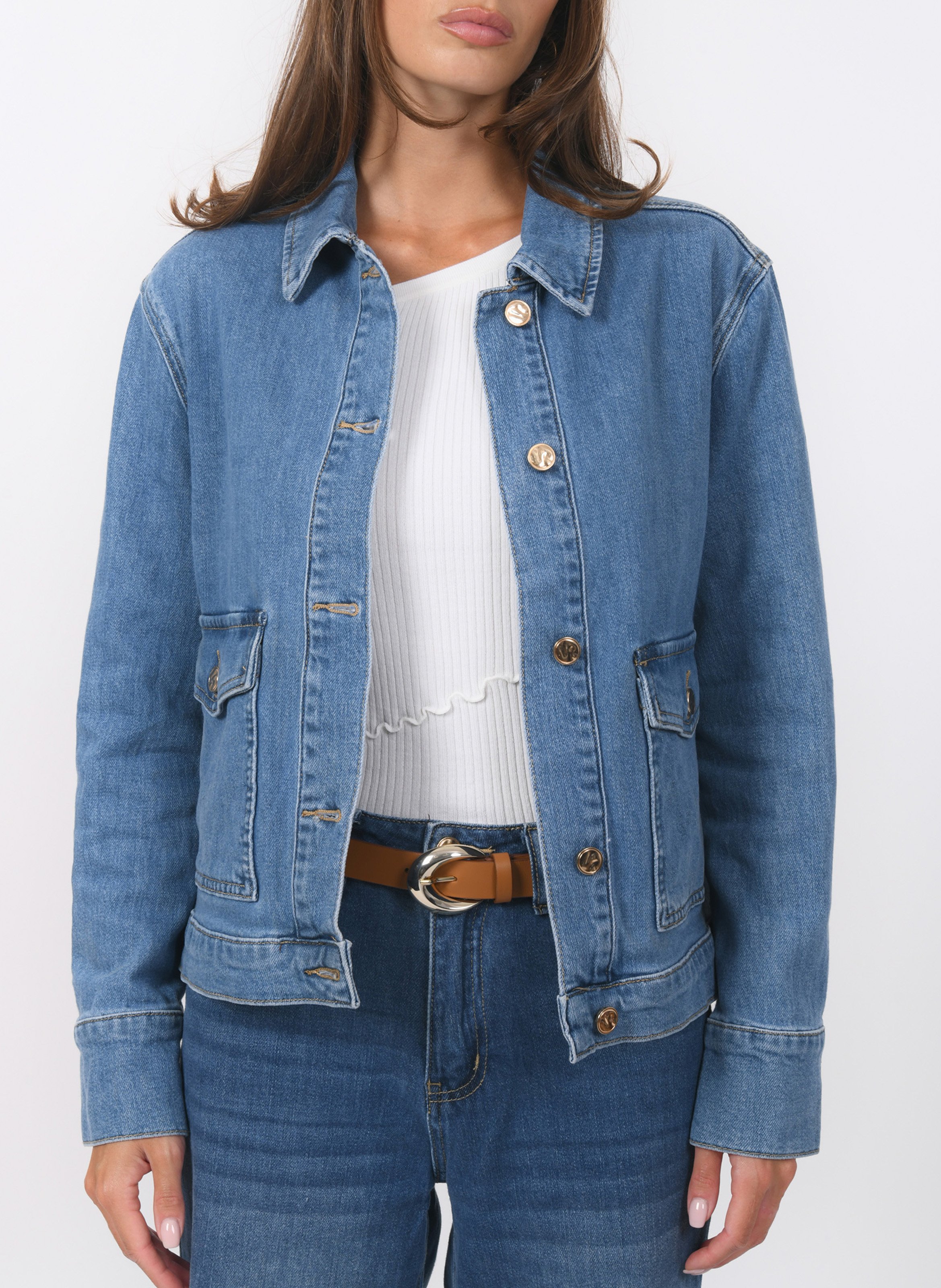 Jack van stretchkatoen KOOKAI Blauw