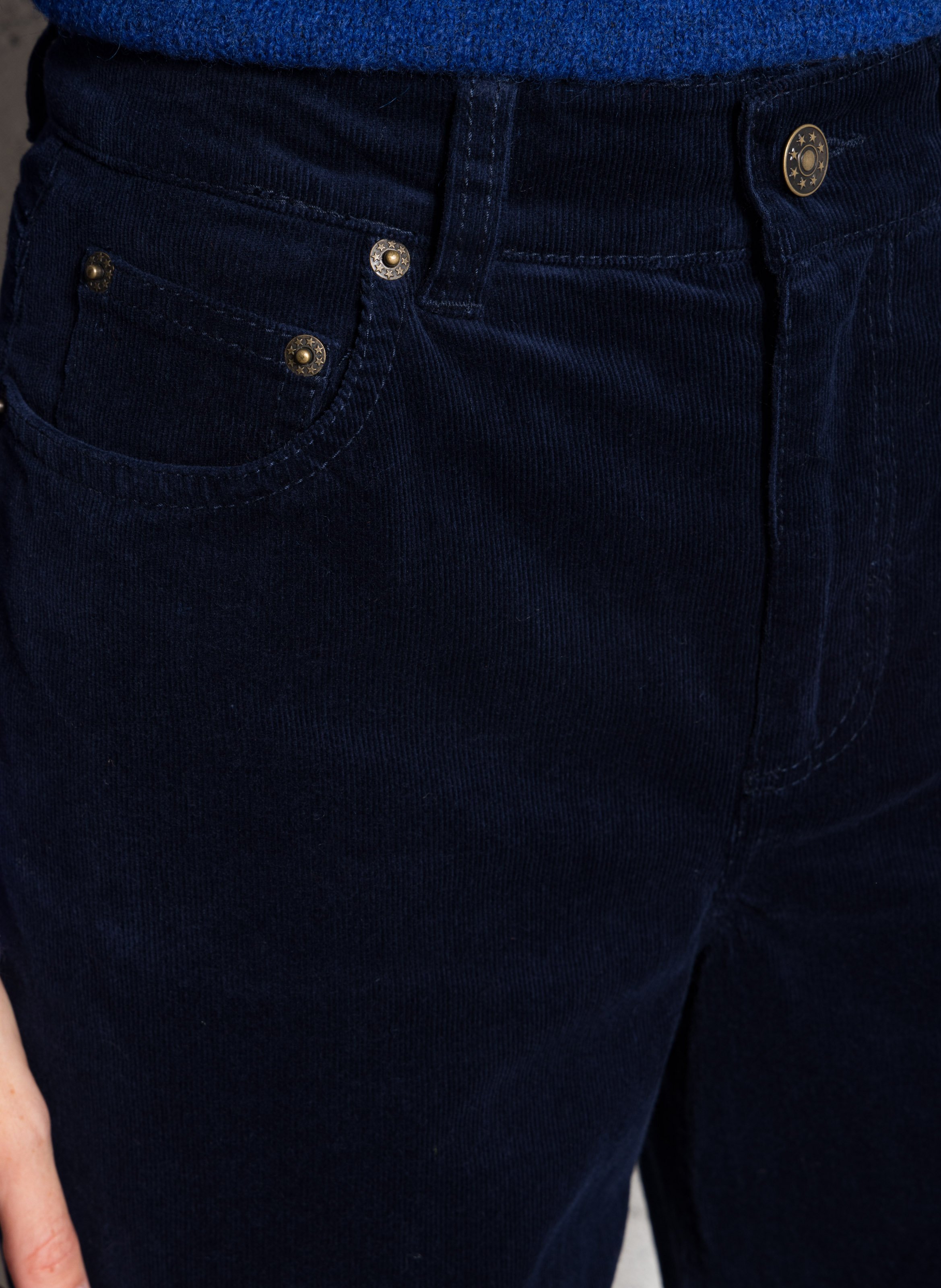 Cotton-blend bucket hat BENSIMON Blue