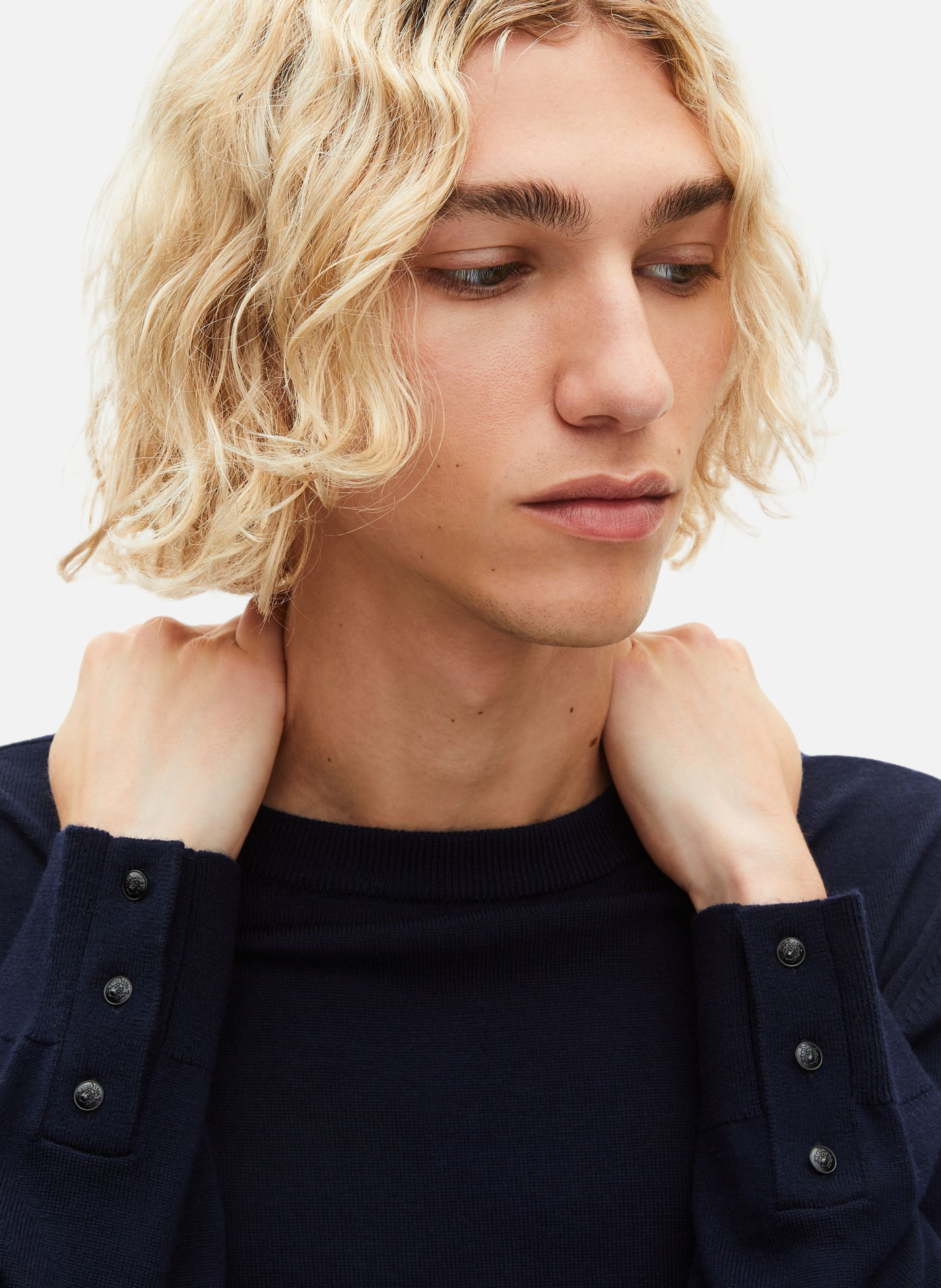 Merino wool sweater THE KOOPLES Blue