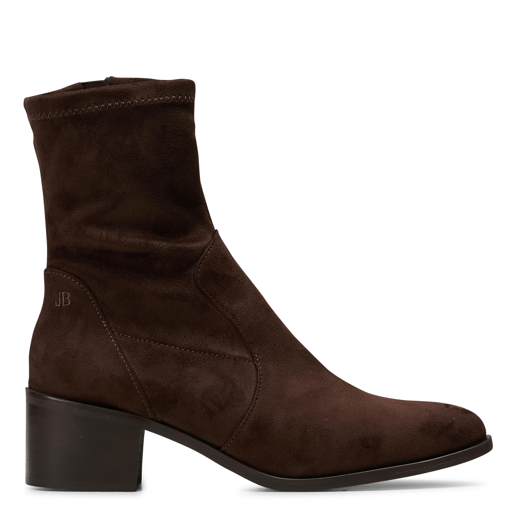 Bottines effet cuir velours JB MARTIN
