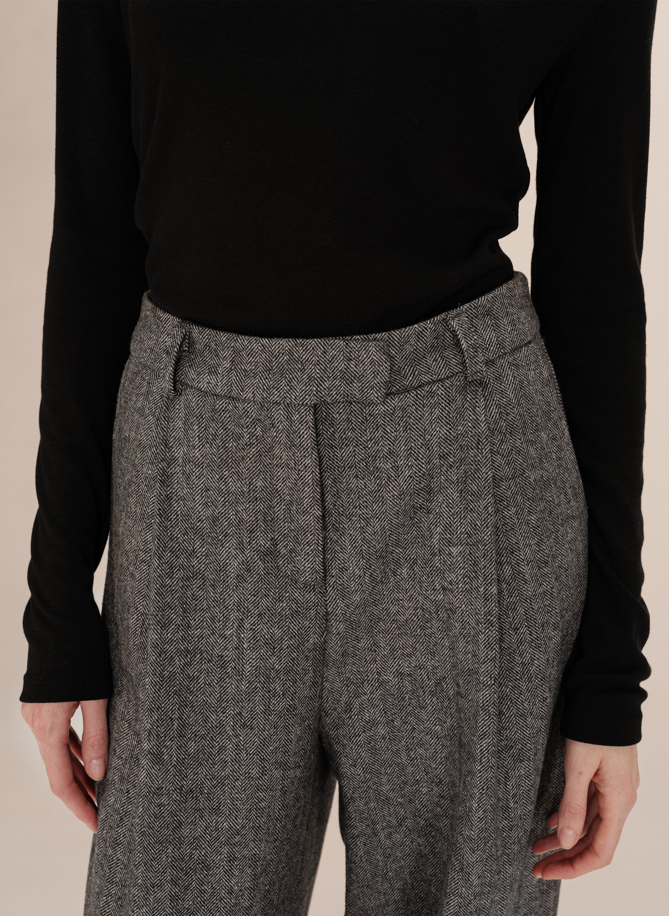 Broekpak van gemengde wol GRACE ET MILA Grijs