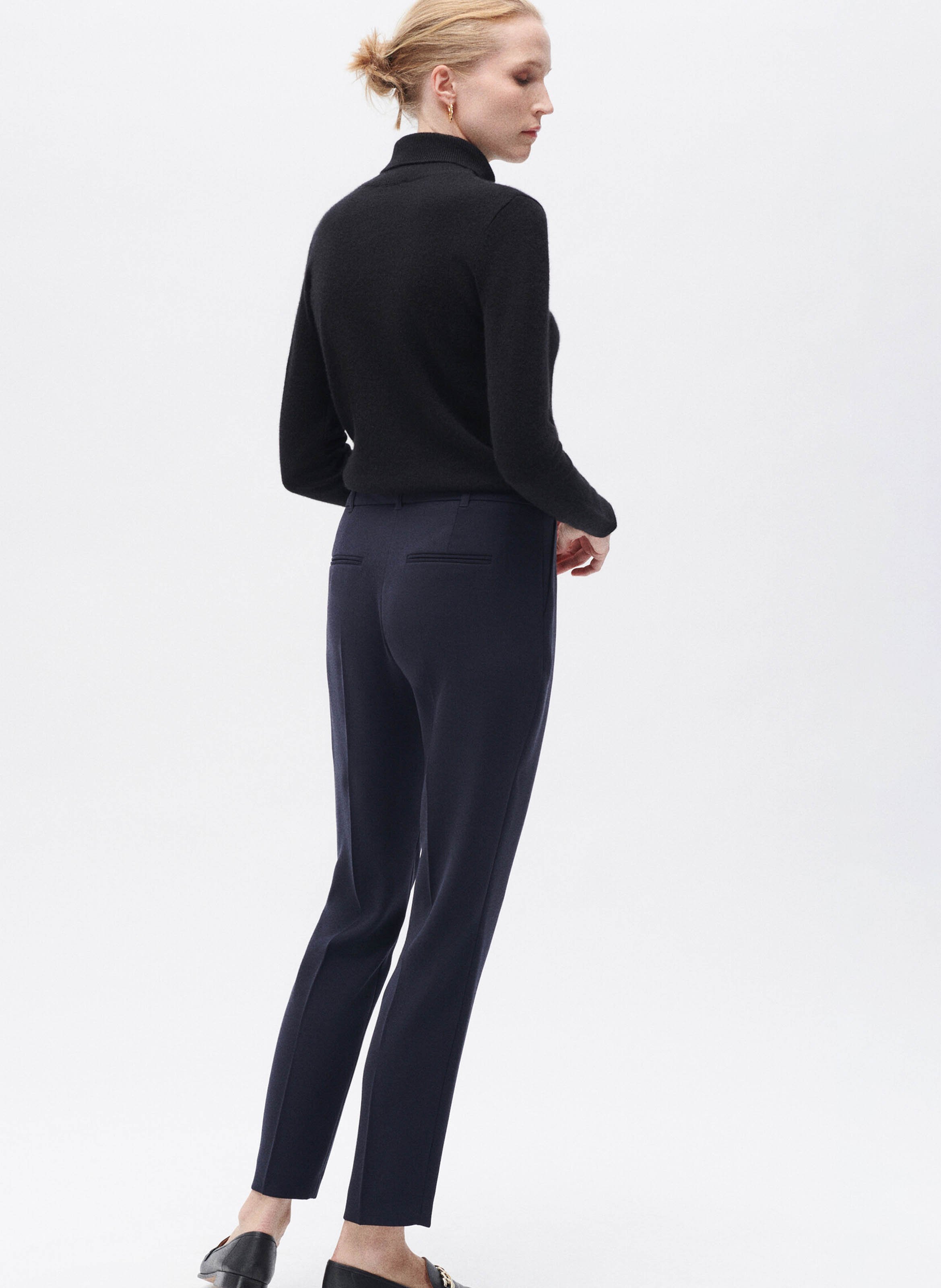 Tailored pants CAROLL Blue