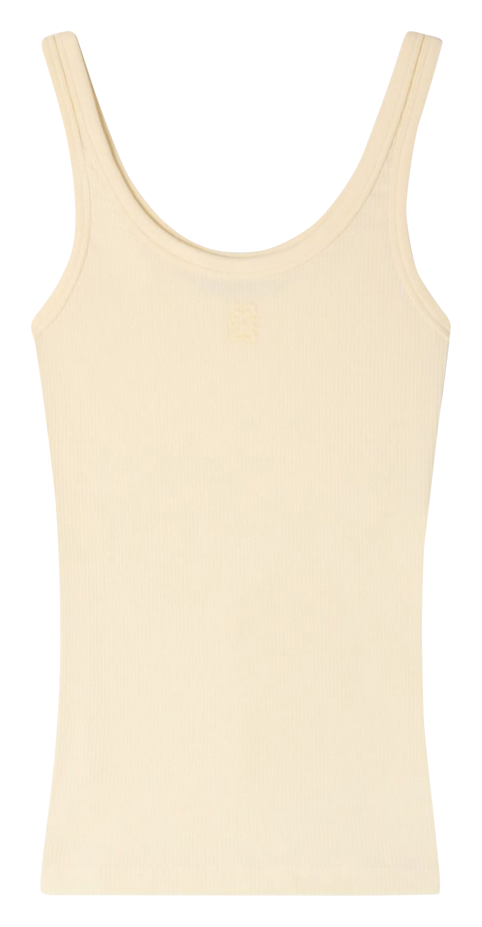 Débardeur droit en coton mélangé SANDRO Jaune