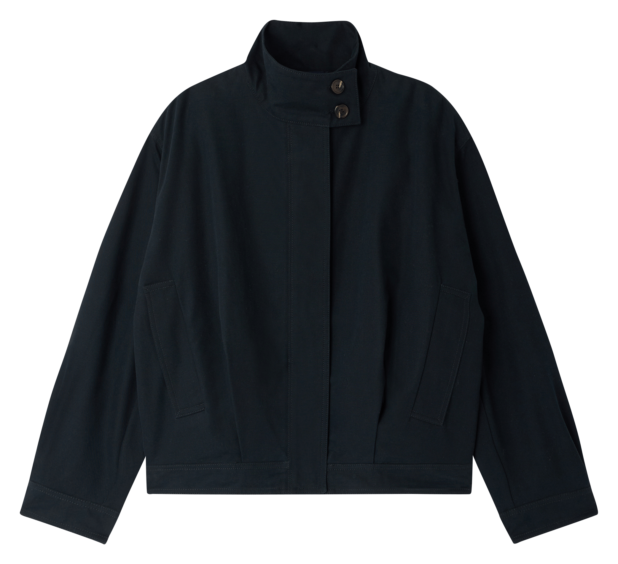 Oversized cotton jacket SOEUR Blue