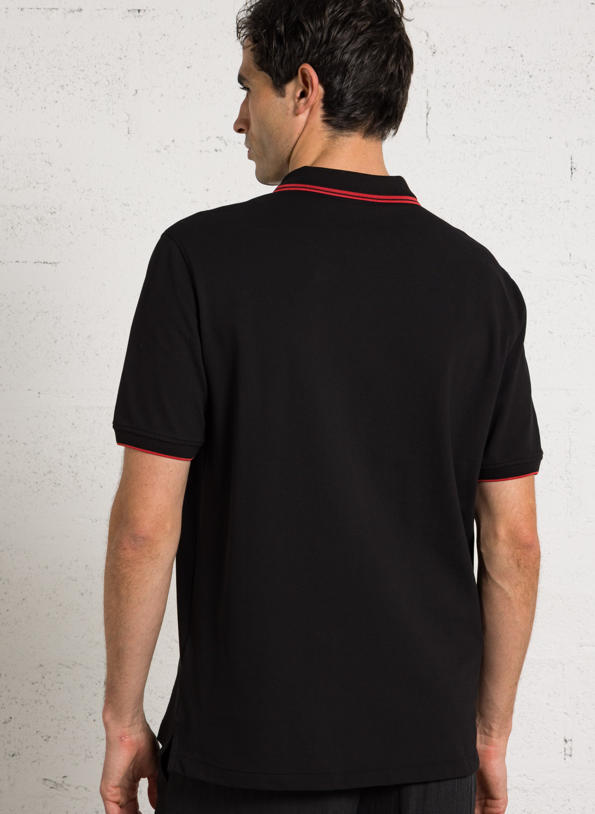 Short-sleeved polo with embroidery PAUL SMITH Black