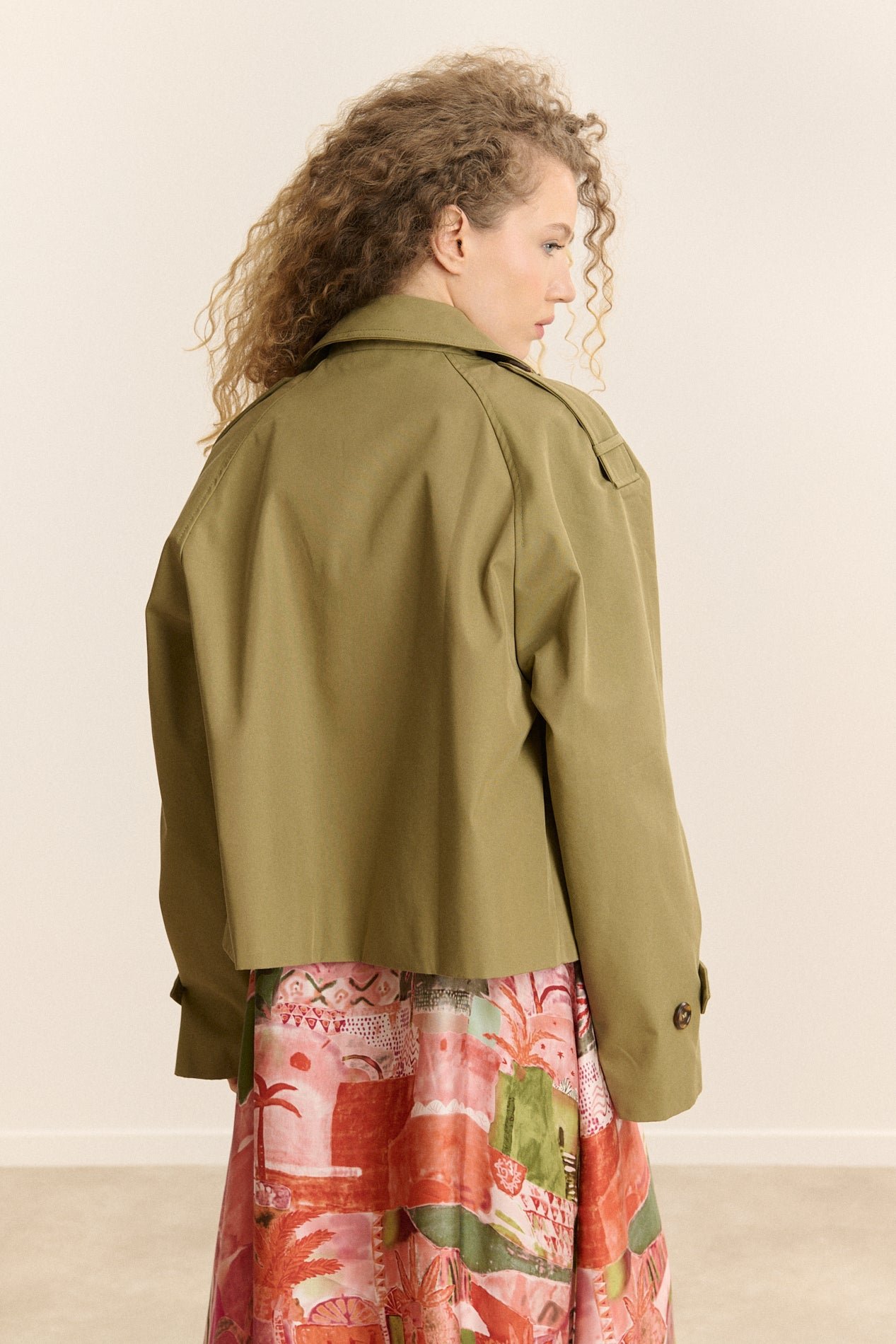 Short trench coat GARANCE PARIS Khaki