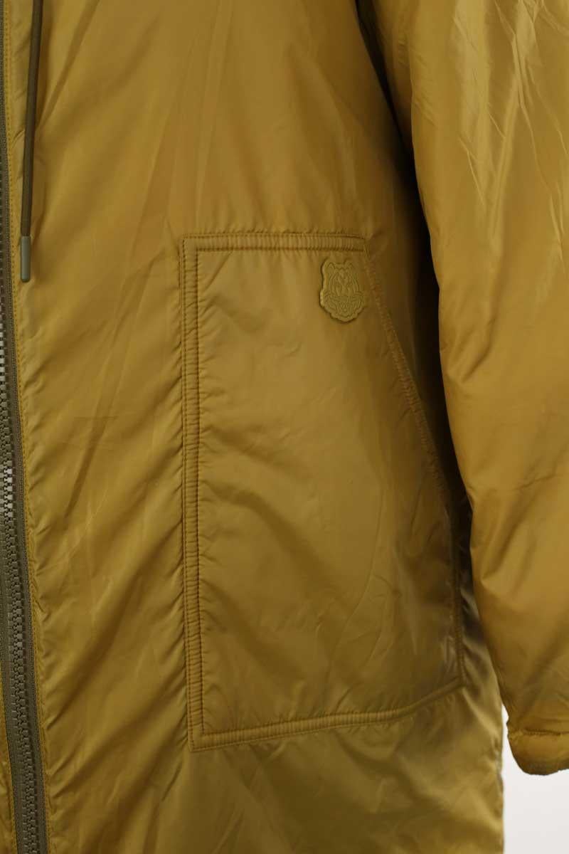 Lightweight quilted padded jacket with high neck KENZO - SECONDE MAIN Khaki