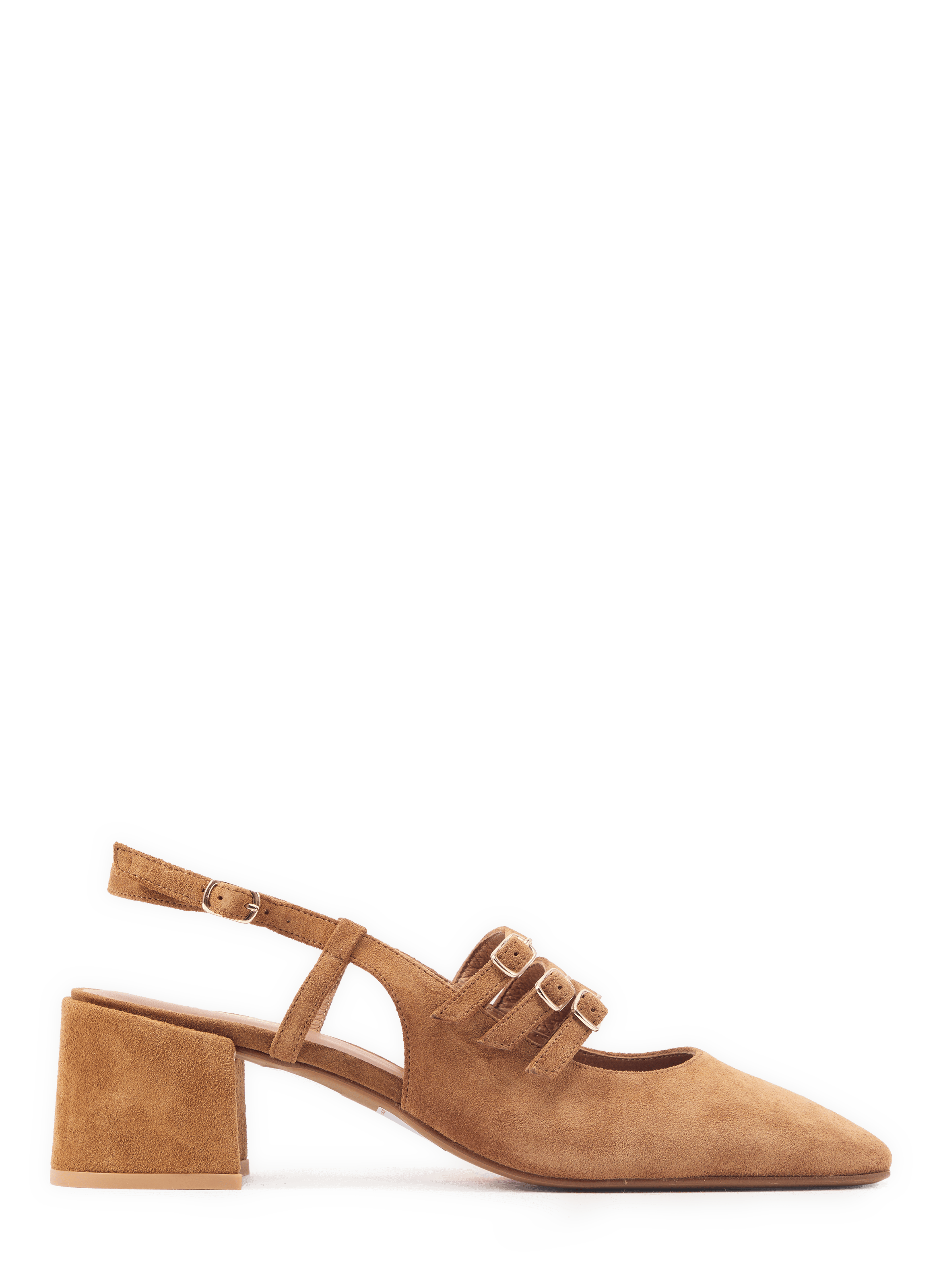 Slingbacks en cuir SAISON 1865 Marron