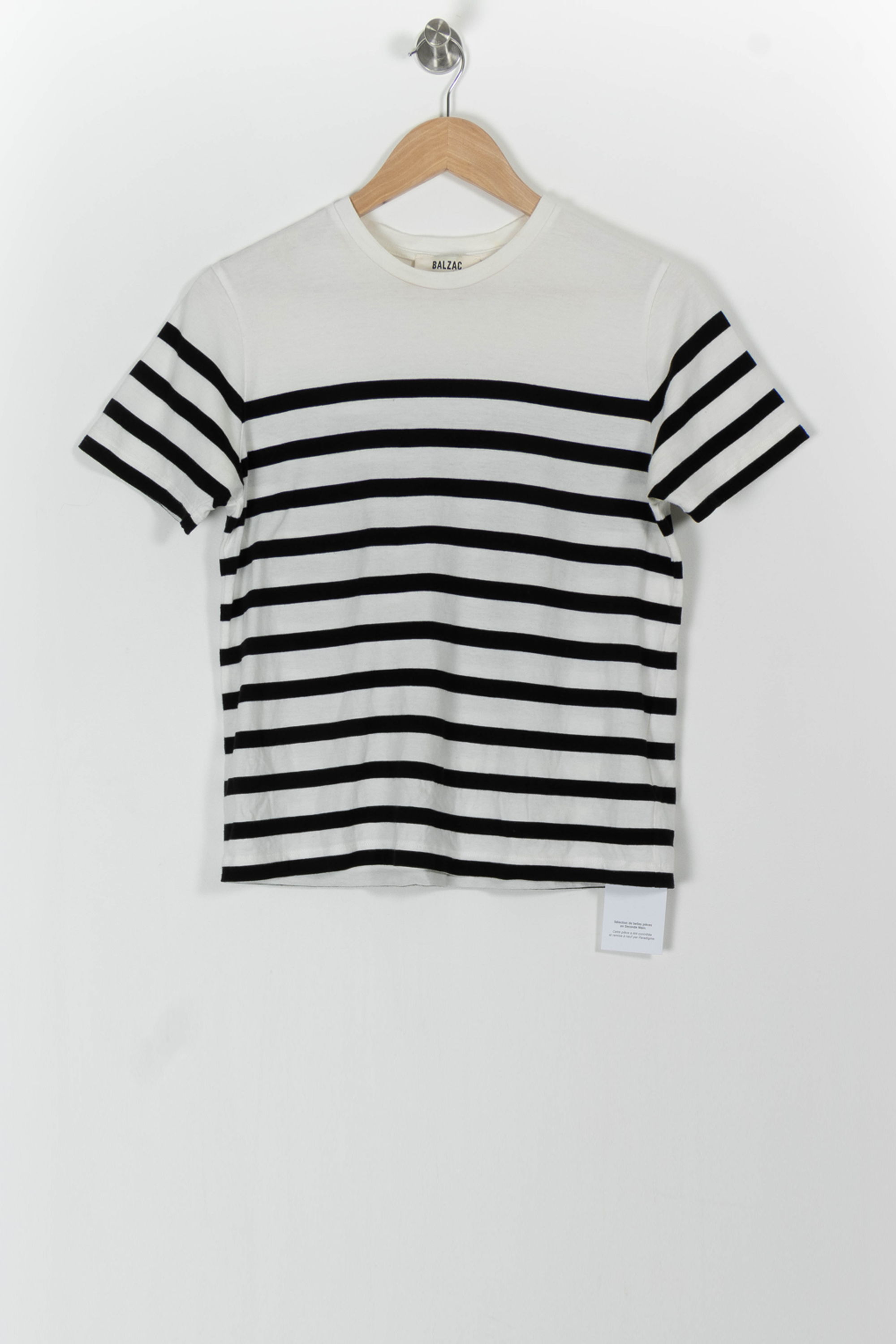 Tommy Badge T-shirt BALZAC PARIS - Seconde Main White