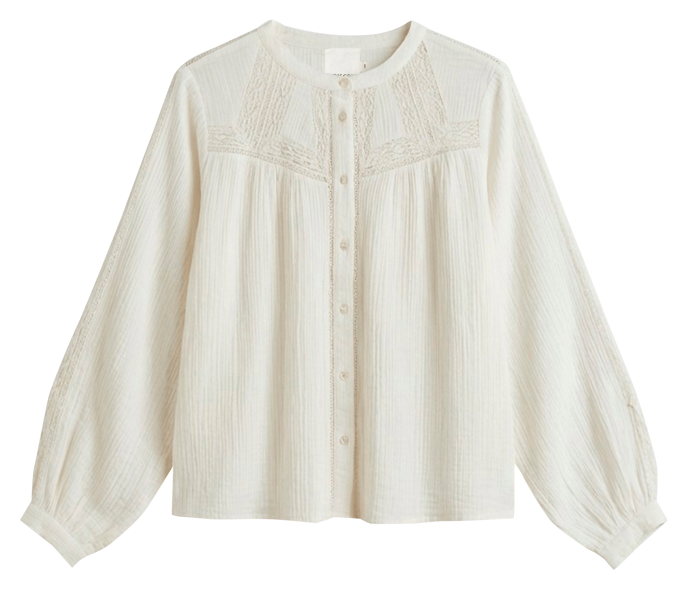 Straight cotton shirt INDI & COLD Beige
