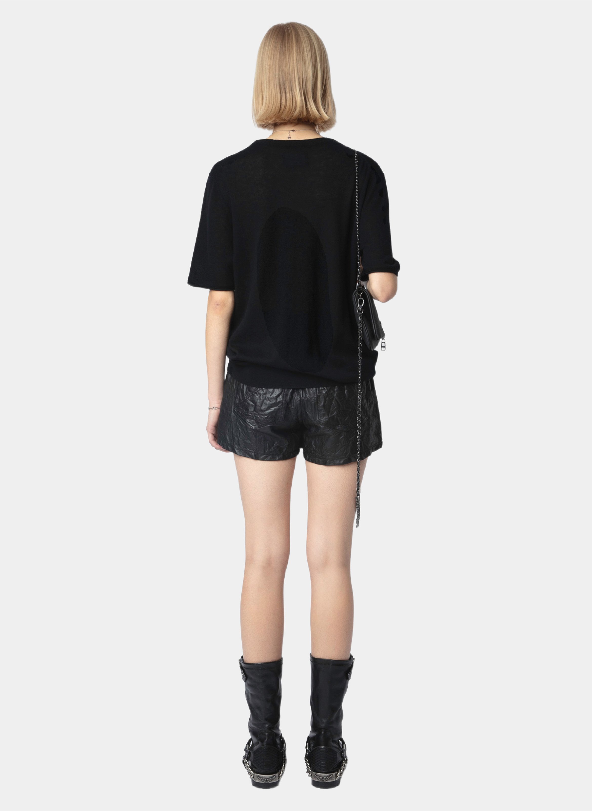 Rundhalspullover aus Kaschmir ZADIG&VOLTAIRE Schwarz