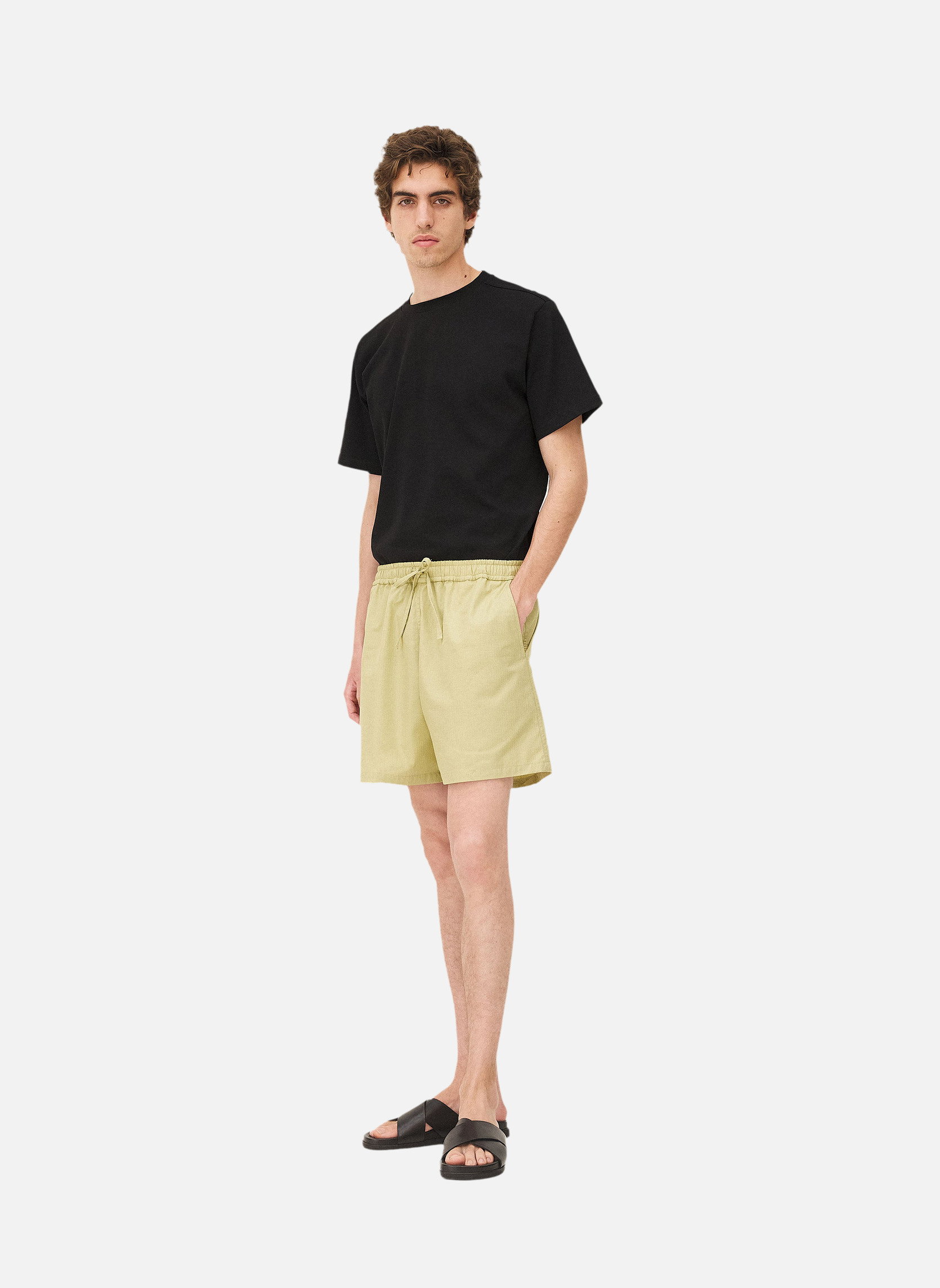 Elasticated shorts in pistachio Malibu Noyoco Green