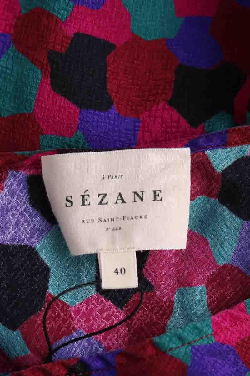 Azawood sleeveless top SEZANE - Seconde main Multicolored