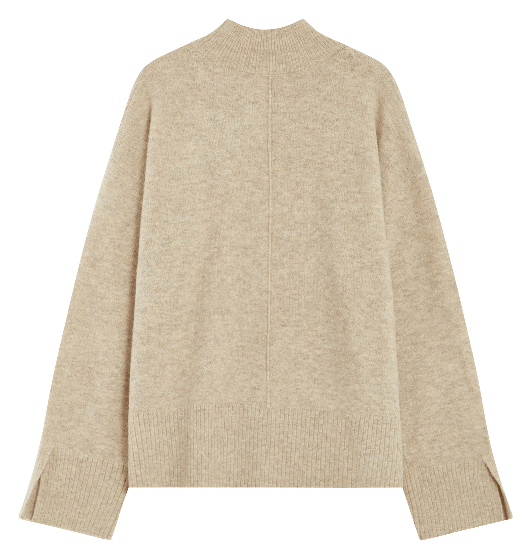 Pull col rond  GRACE ET MILA Beige