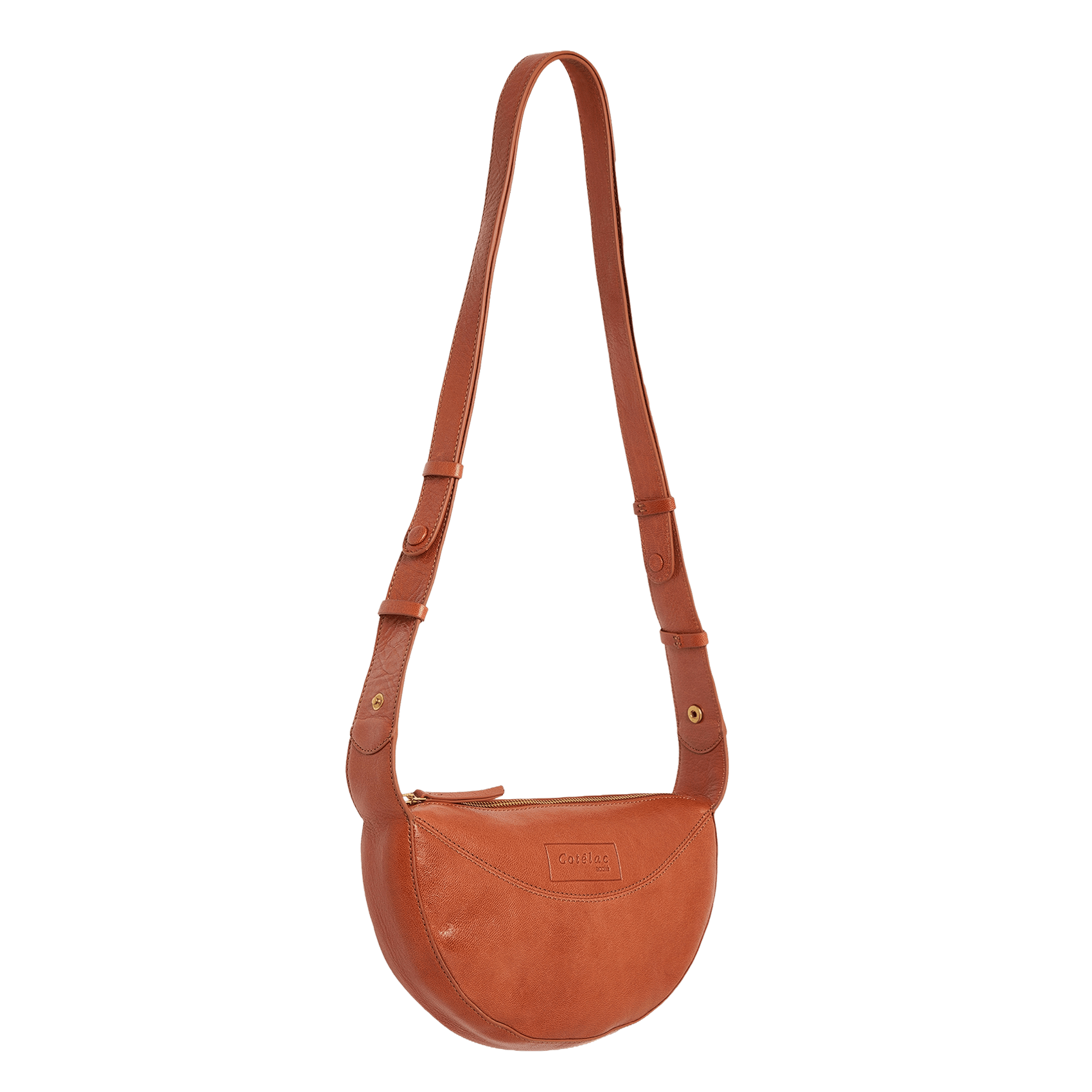 Halbmond-Schultertasche aus Leder COTELAC ACOTE