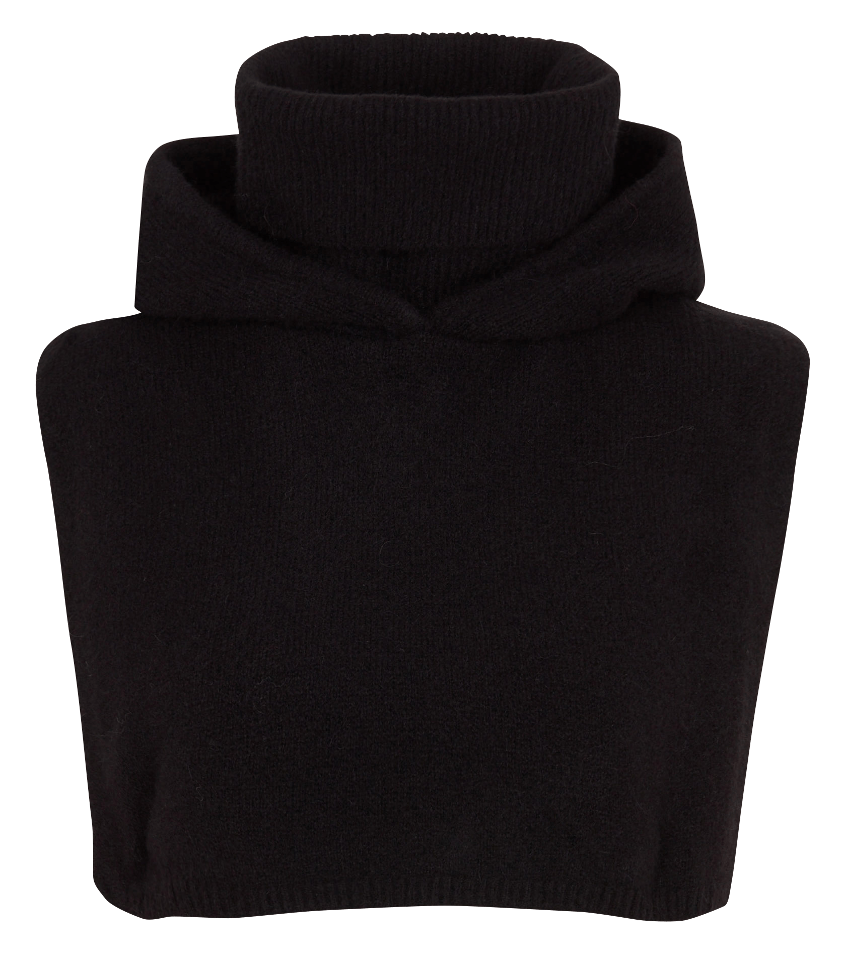 Detachable hooded bib LA FEE MARABOUTEE Black