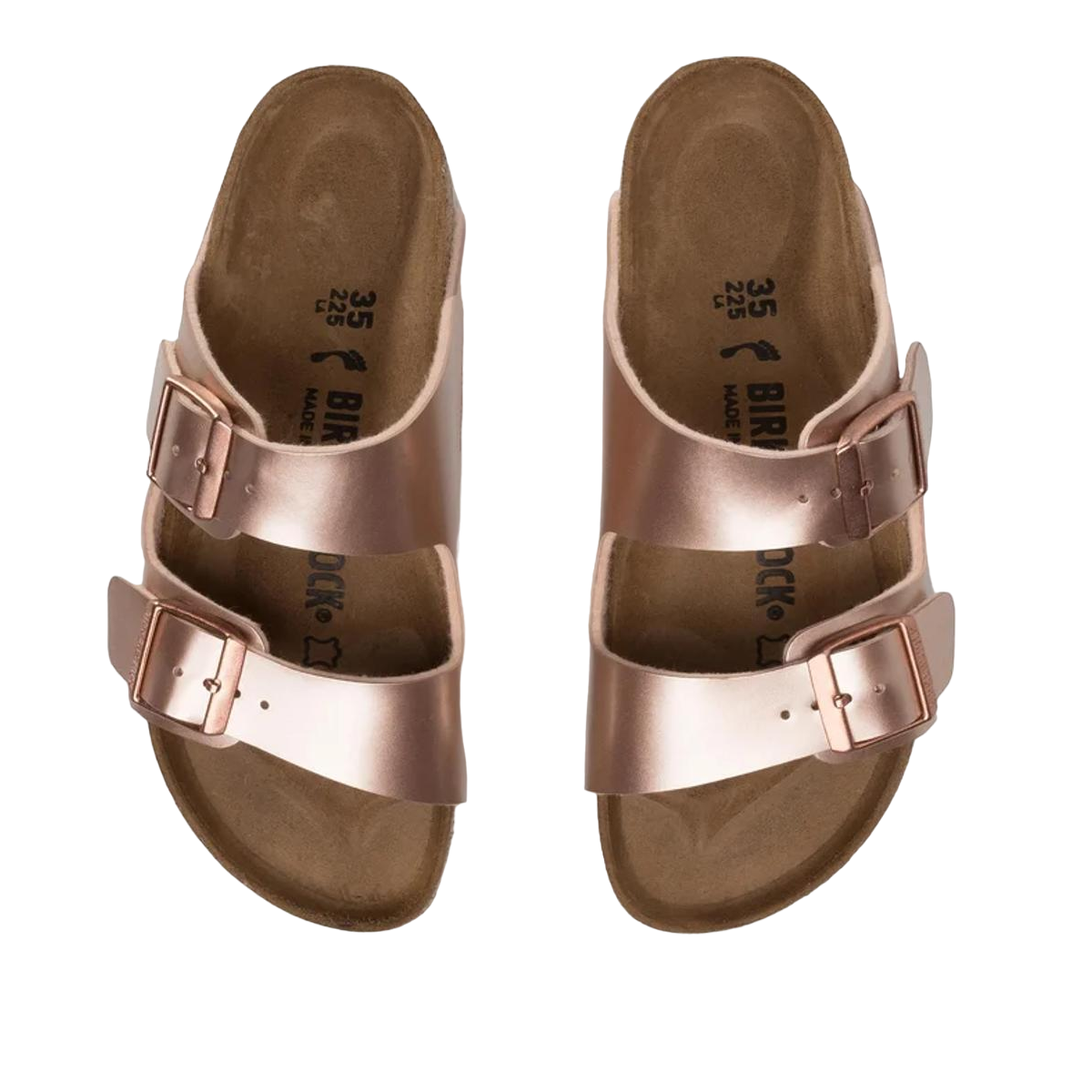 Faux leather sandals BIRKENSTOCK Pink