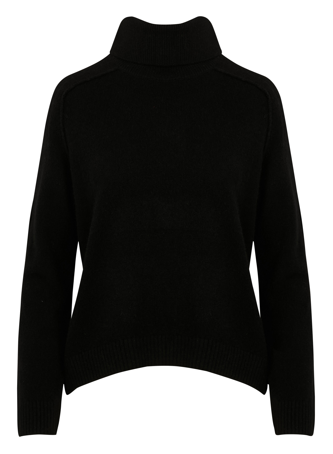 Pull col roulé en laine CELESTIN Noir
