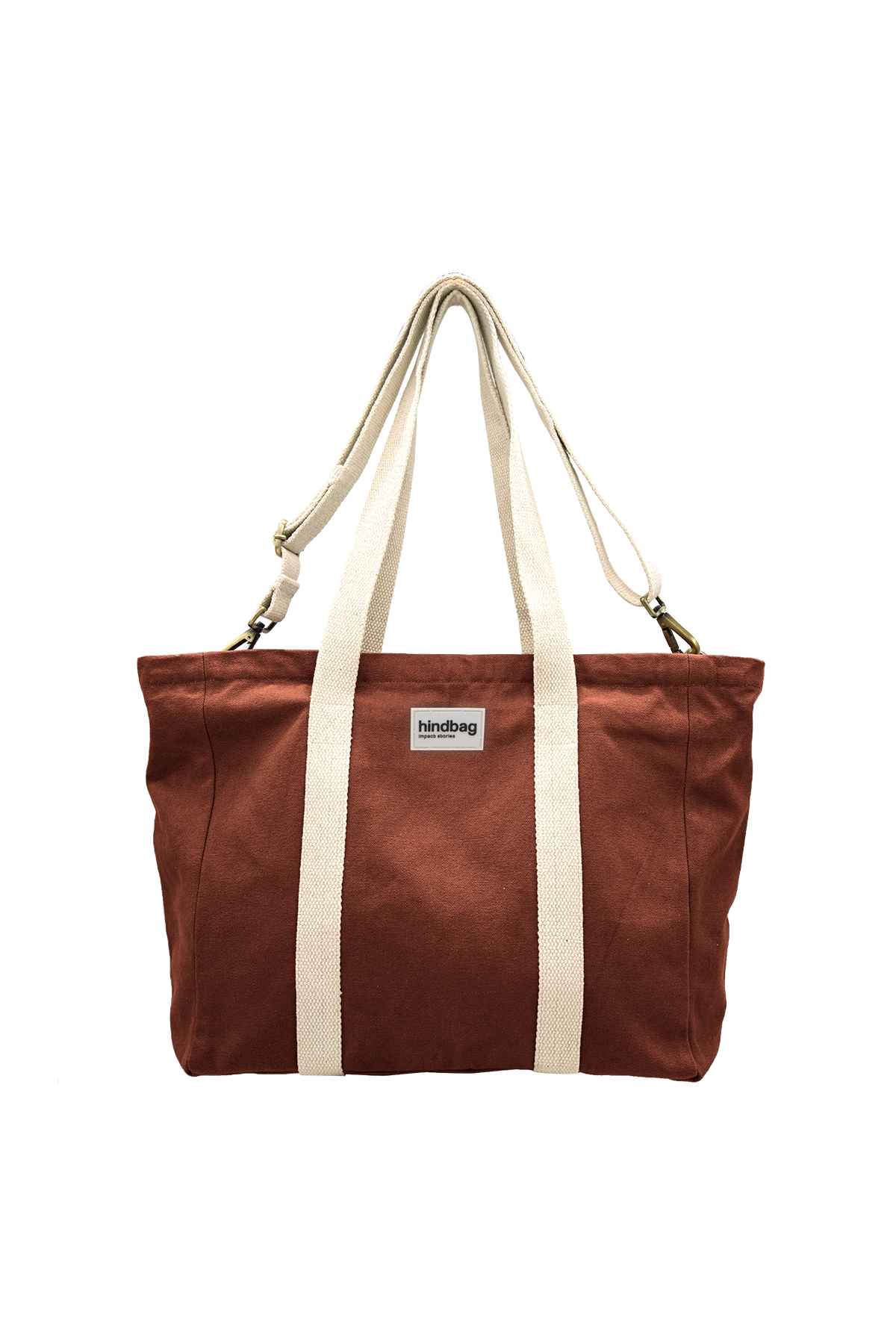 Cotton tote bag HINDBAG Brown