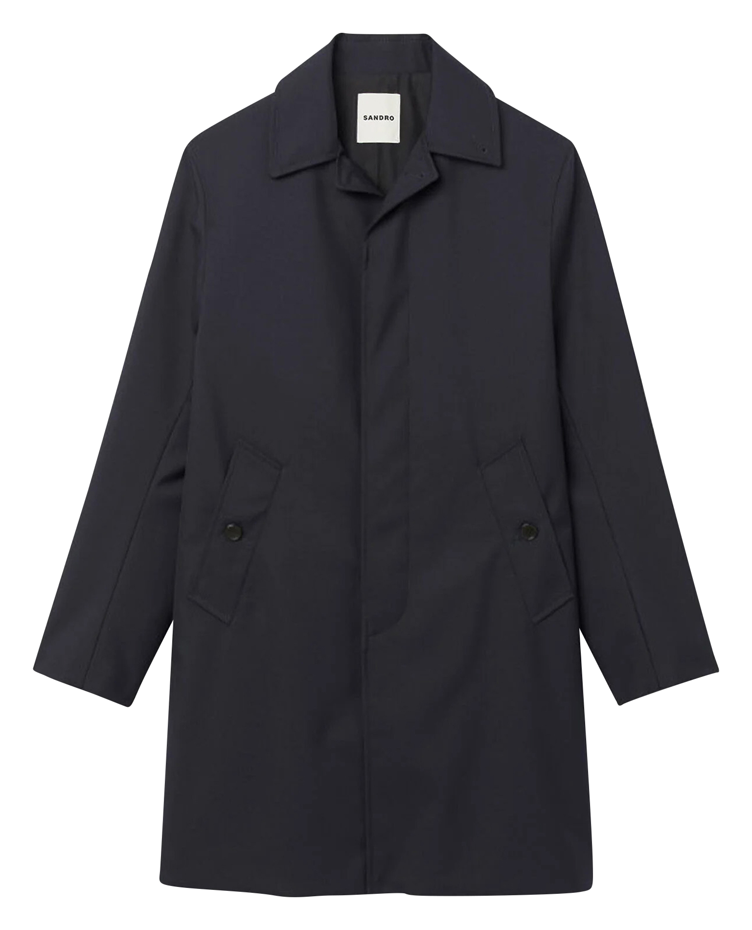 Veste droite col classique SANDRO Bleu