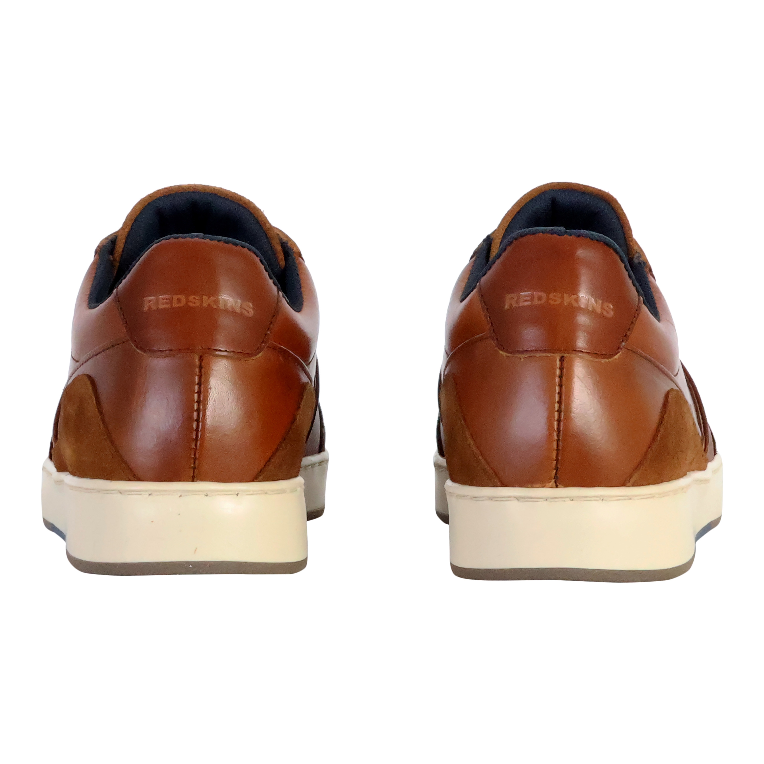 Leather basket sneaker REDSKINS Brown