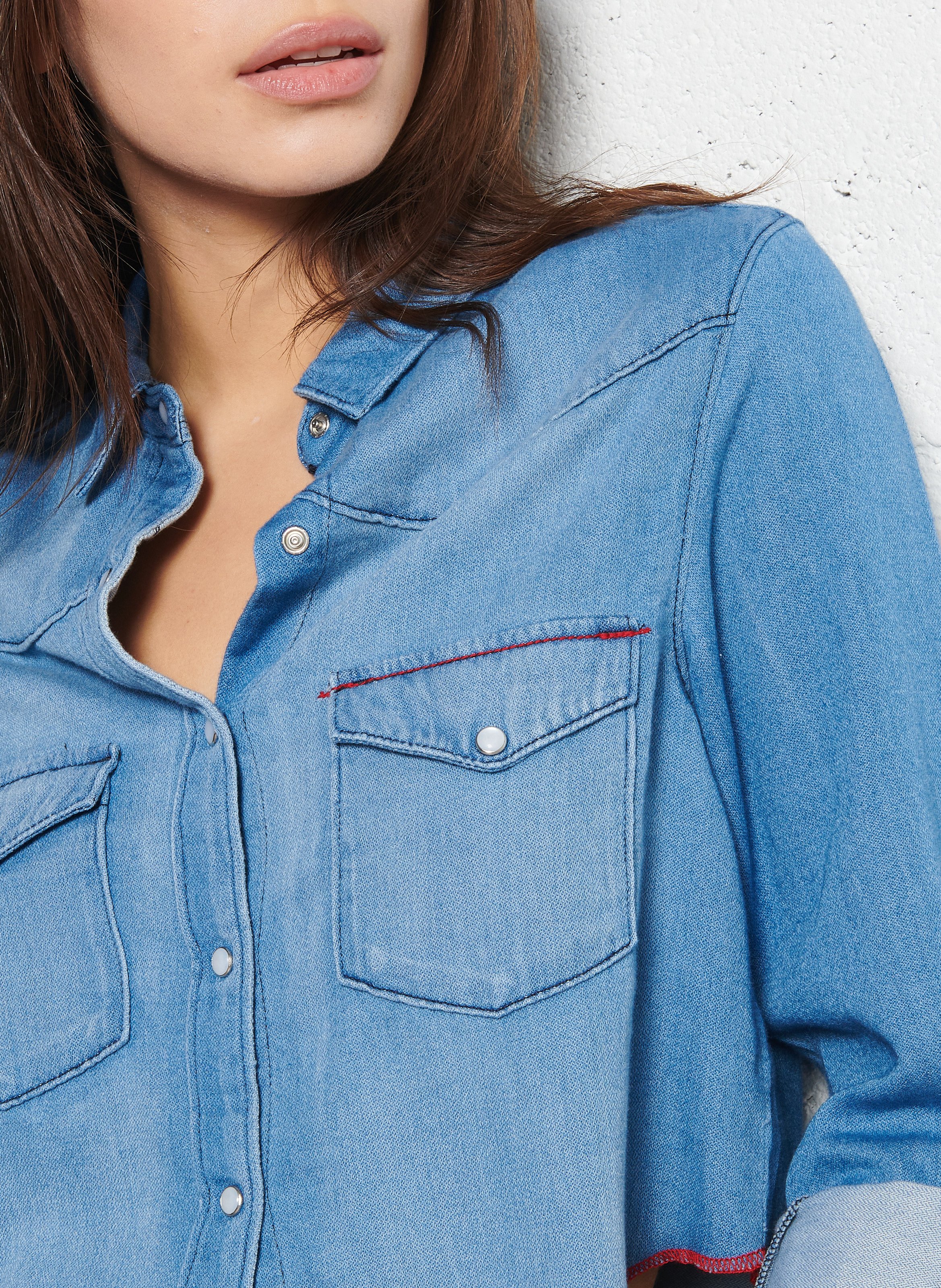 Colonel plain shirt ACQUAVERDE Blue